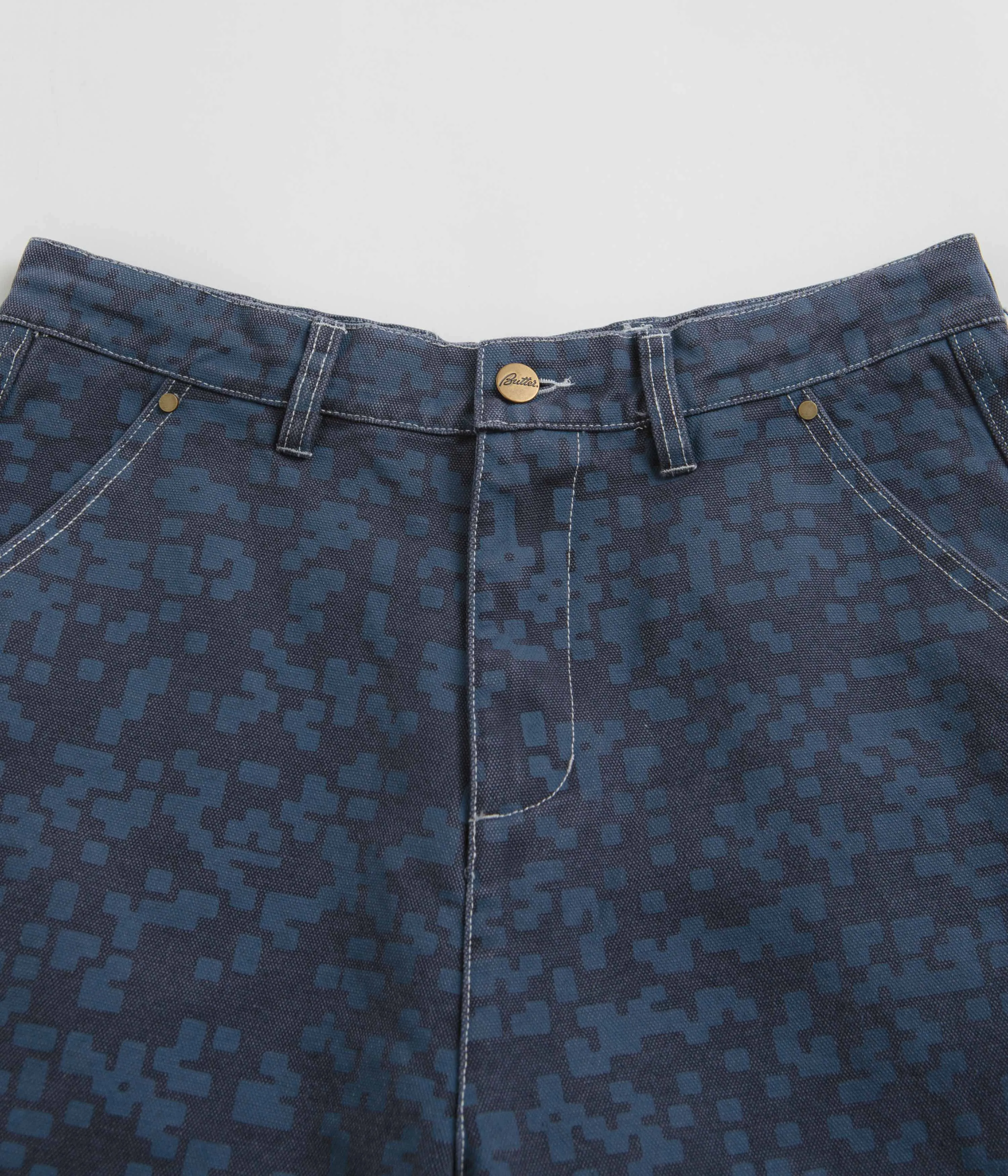 Butter Goods Work Shorts - Slate Blue