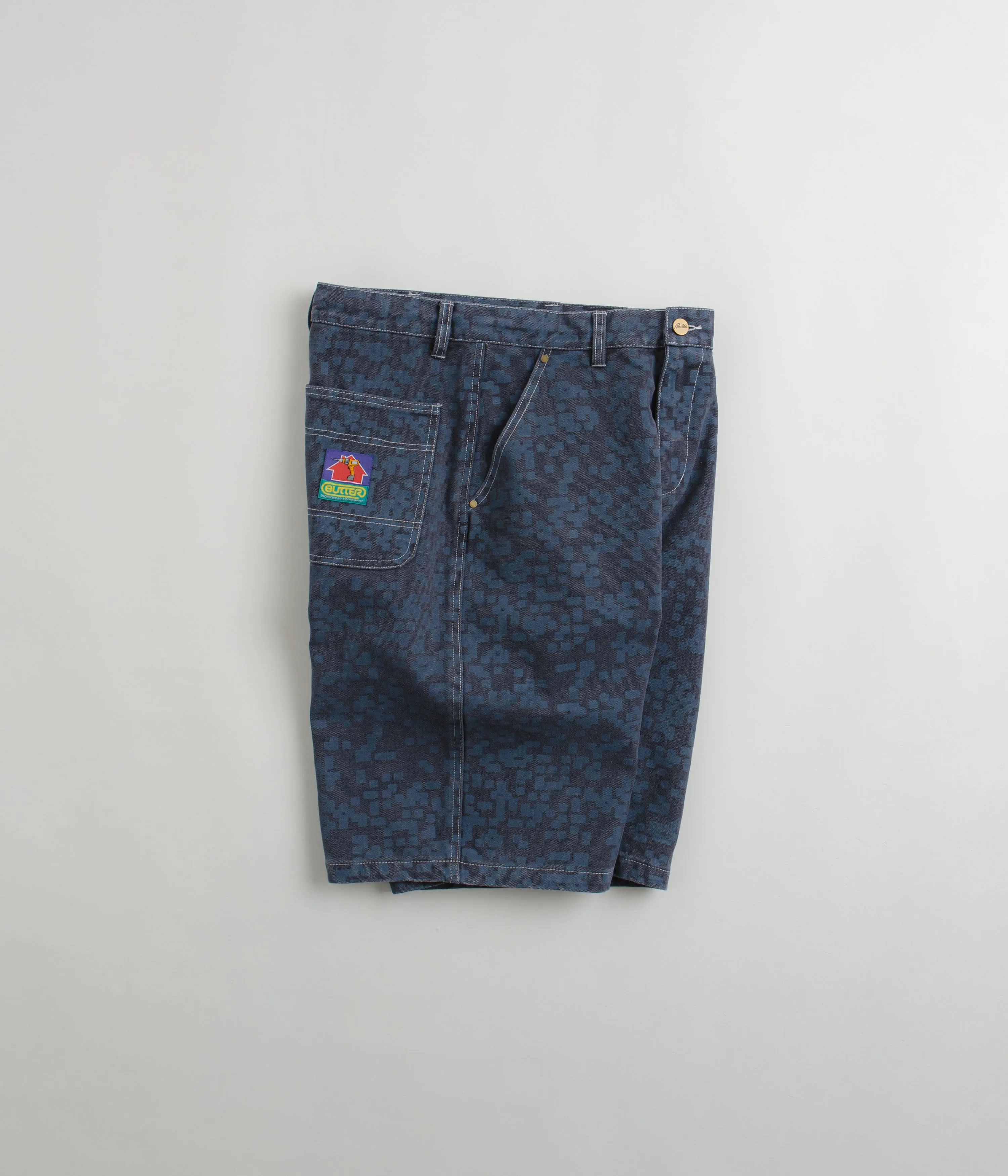 Butter Goods Work Shorts - Slate Blue