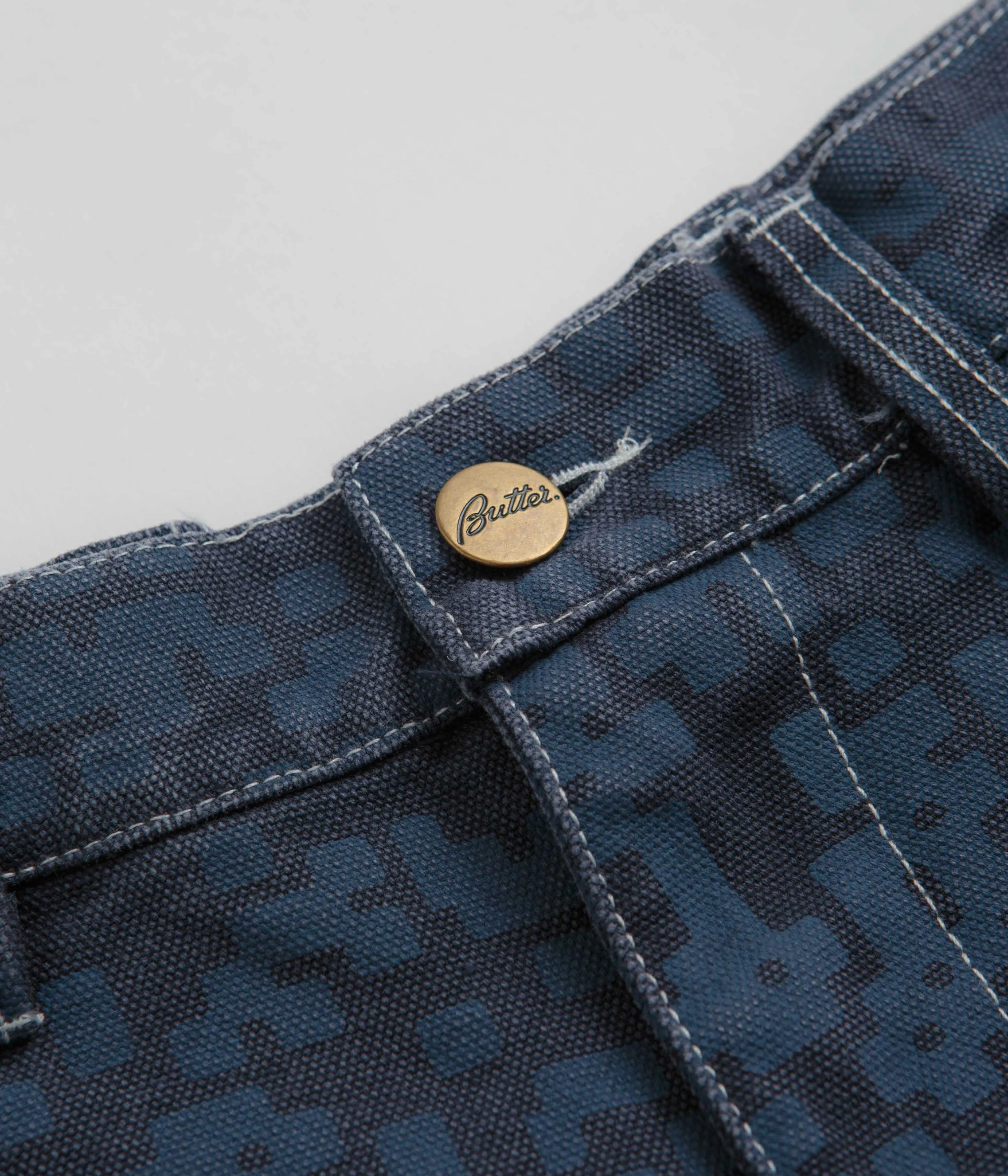 Butter Goods Work Shorts - Slate Blue