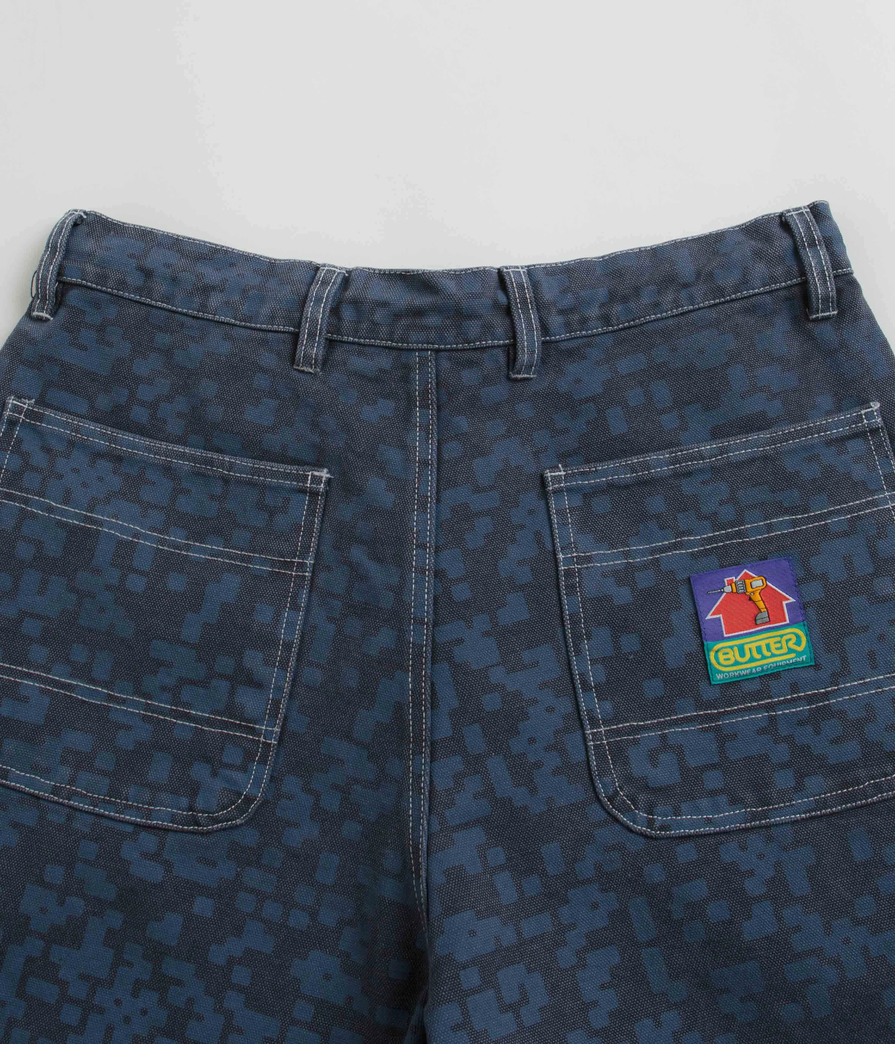 Butter Goods Work Shorts - Slate Blue