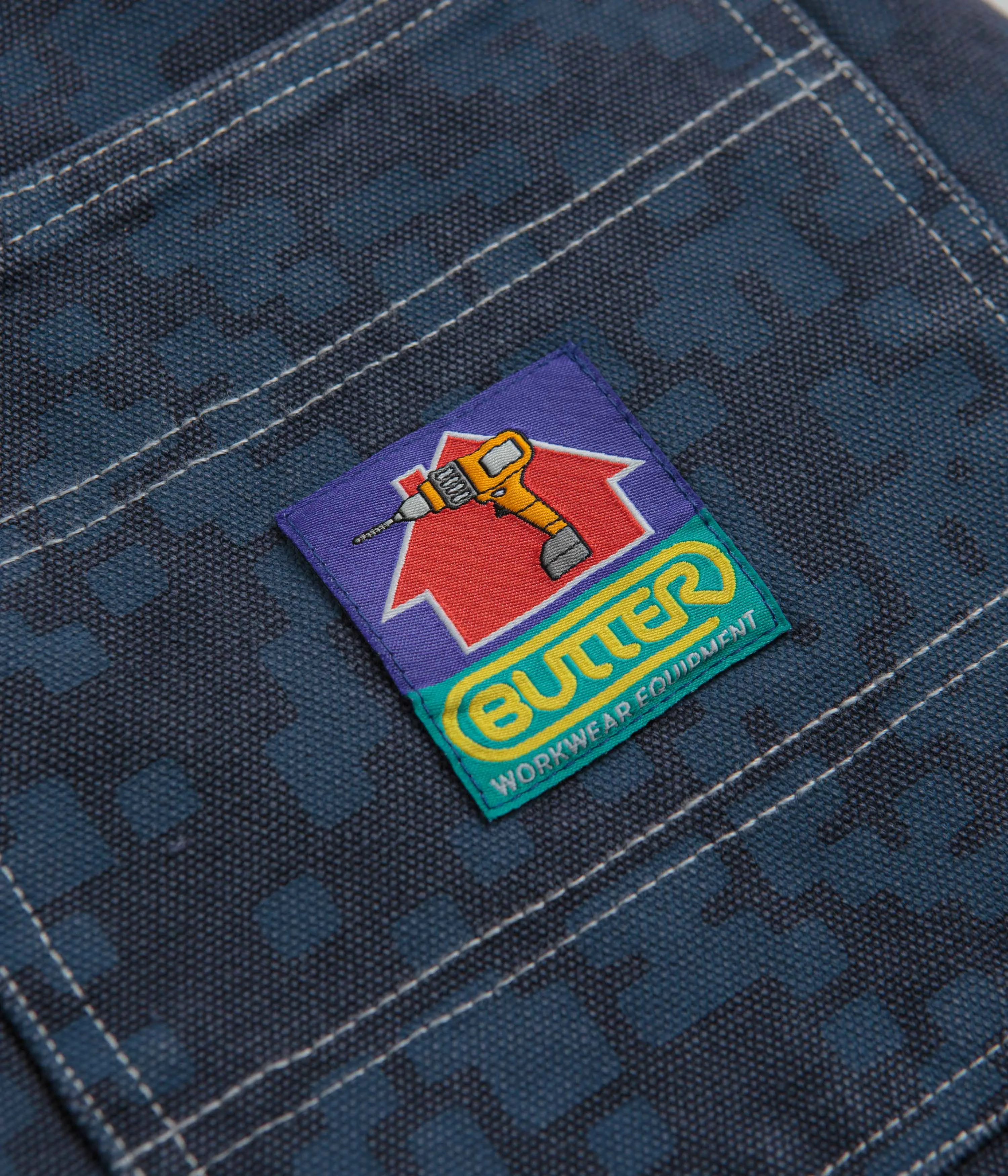 Butter Goods Work Shorts - Slate Blue
