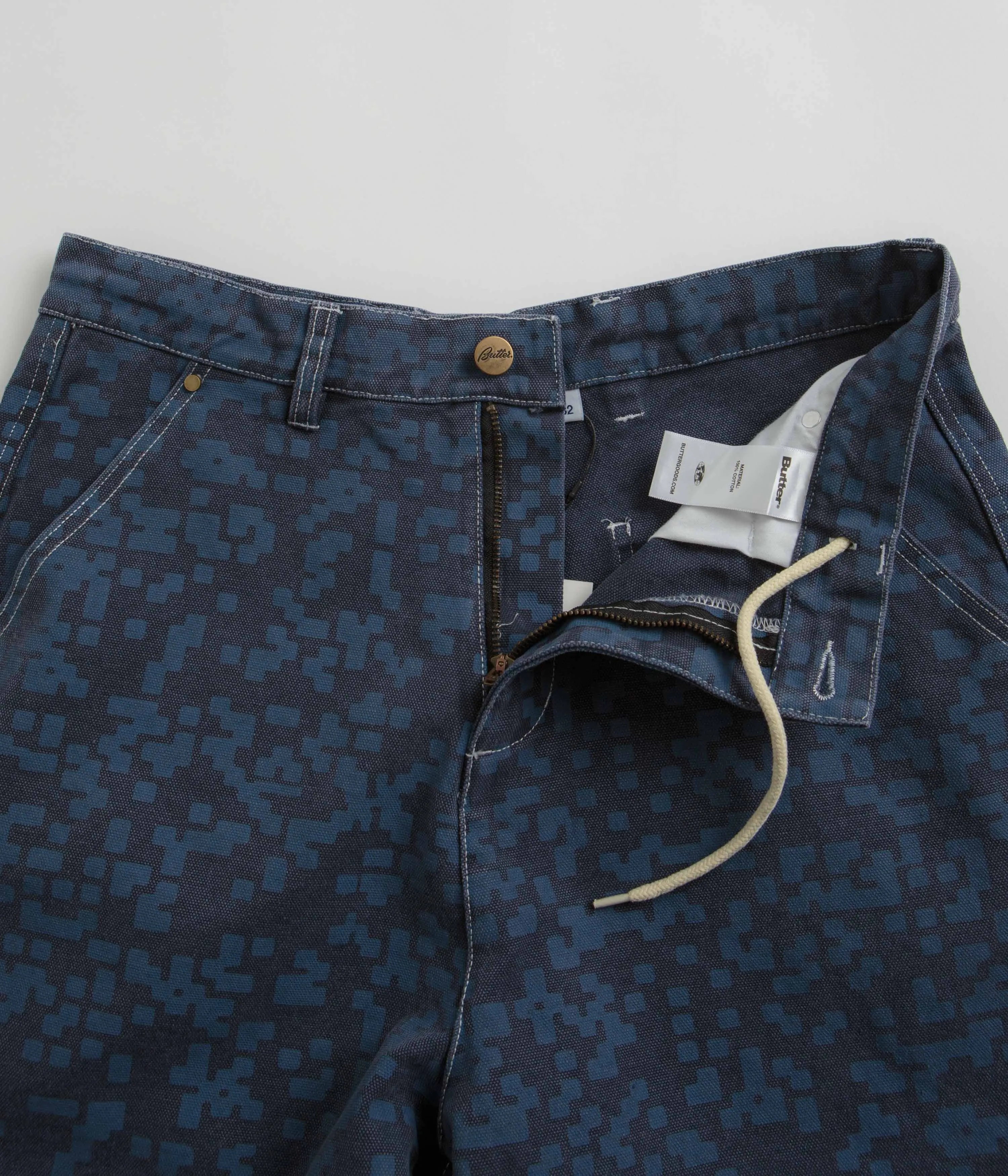 Butter Goods Work Shorts - Slate Blue