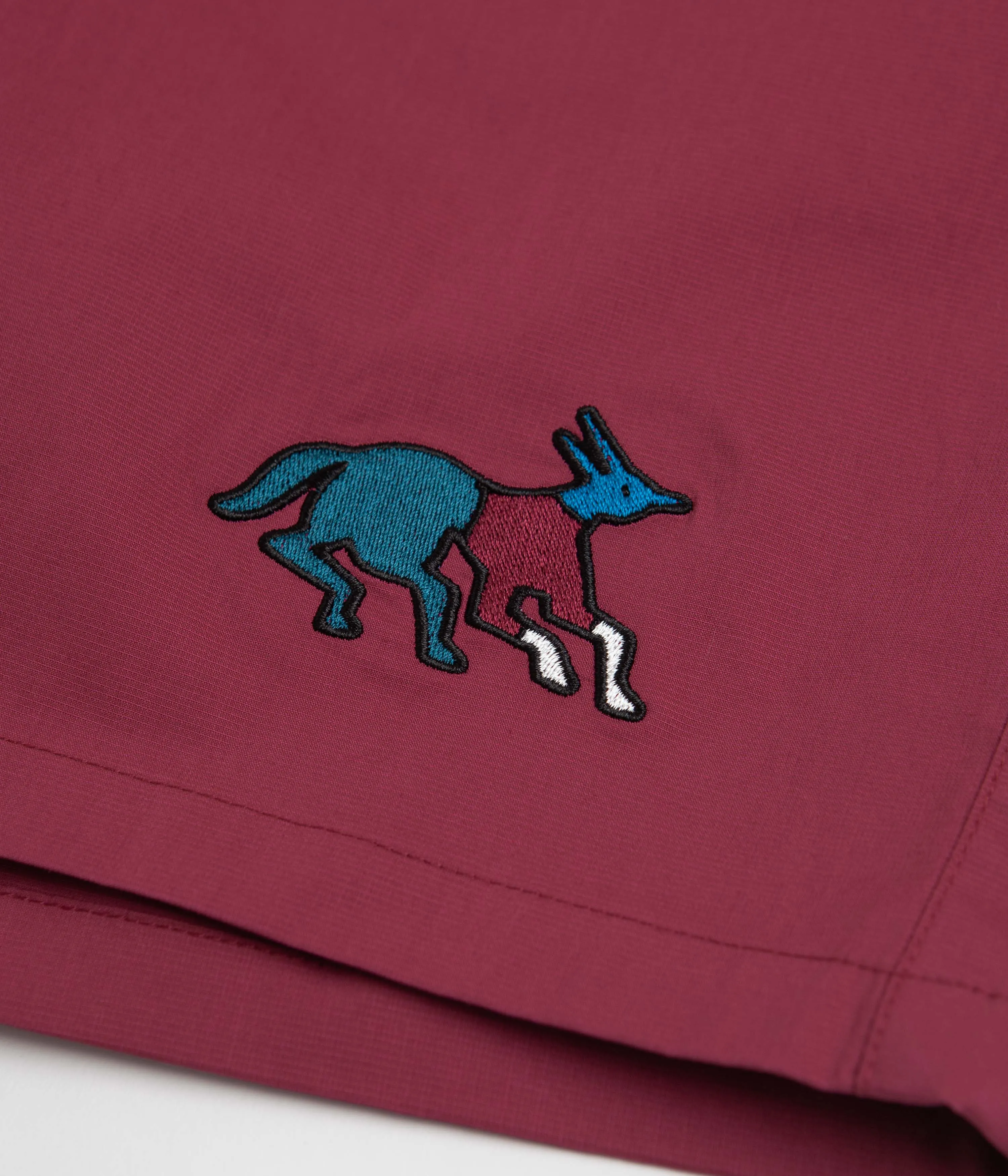 by Parra Anxious Dog Shorts - Wine