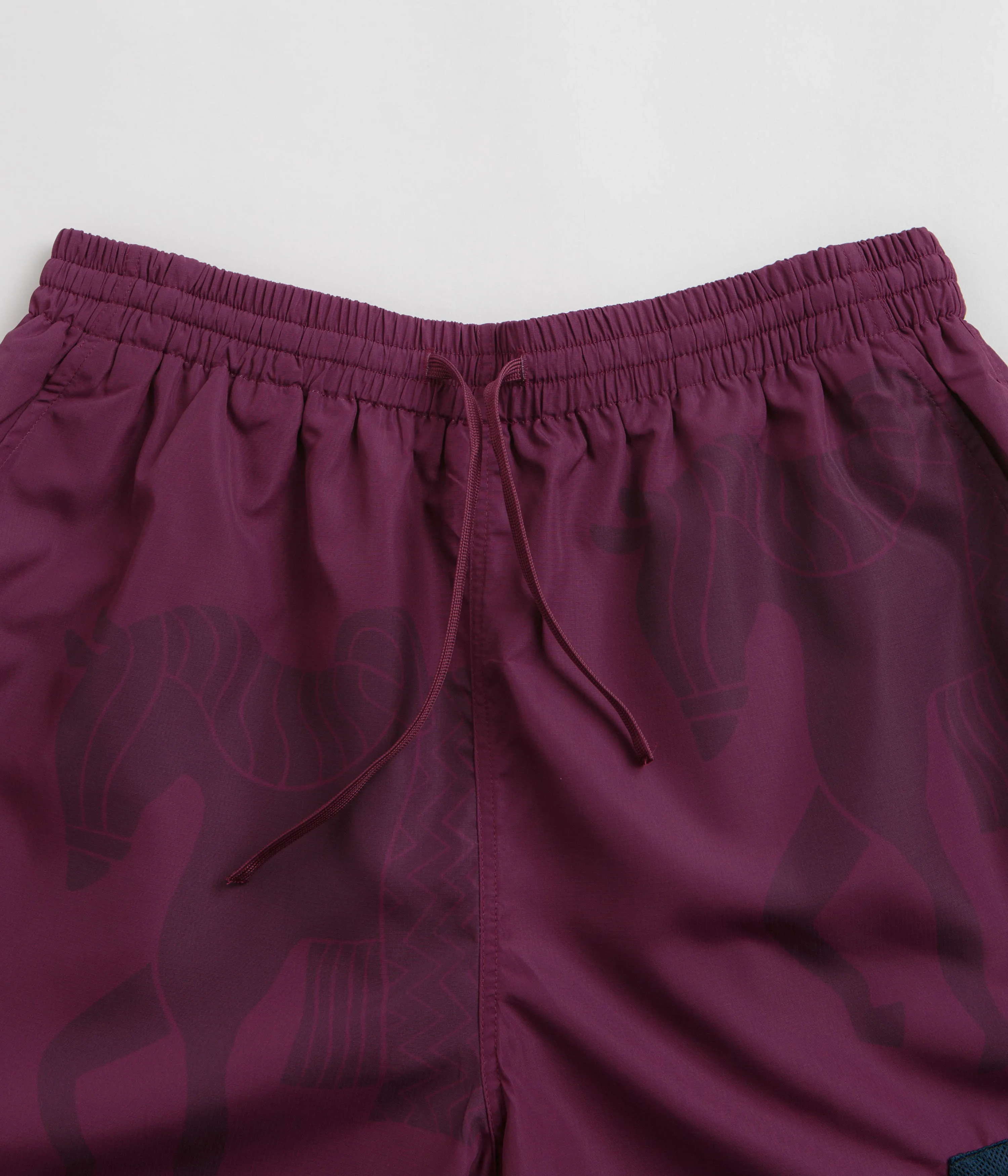 by Parra Short Horse Shorts - Tyrian Purple