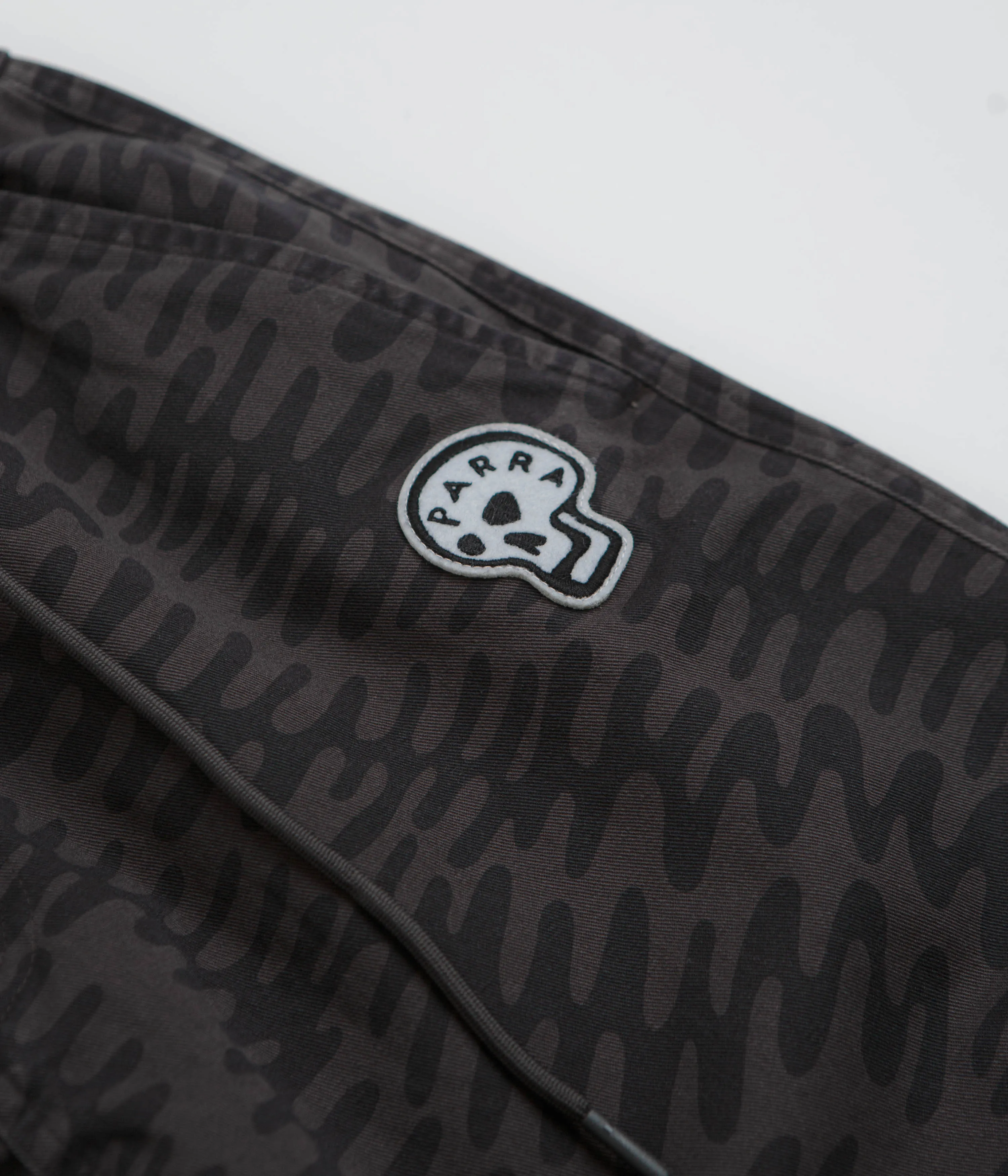 by Parra Stitched Skull Pants - Washed Grey