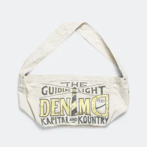 Canvas News Patper Bag GUIDING LIGHT - Ecru