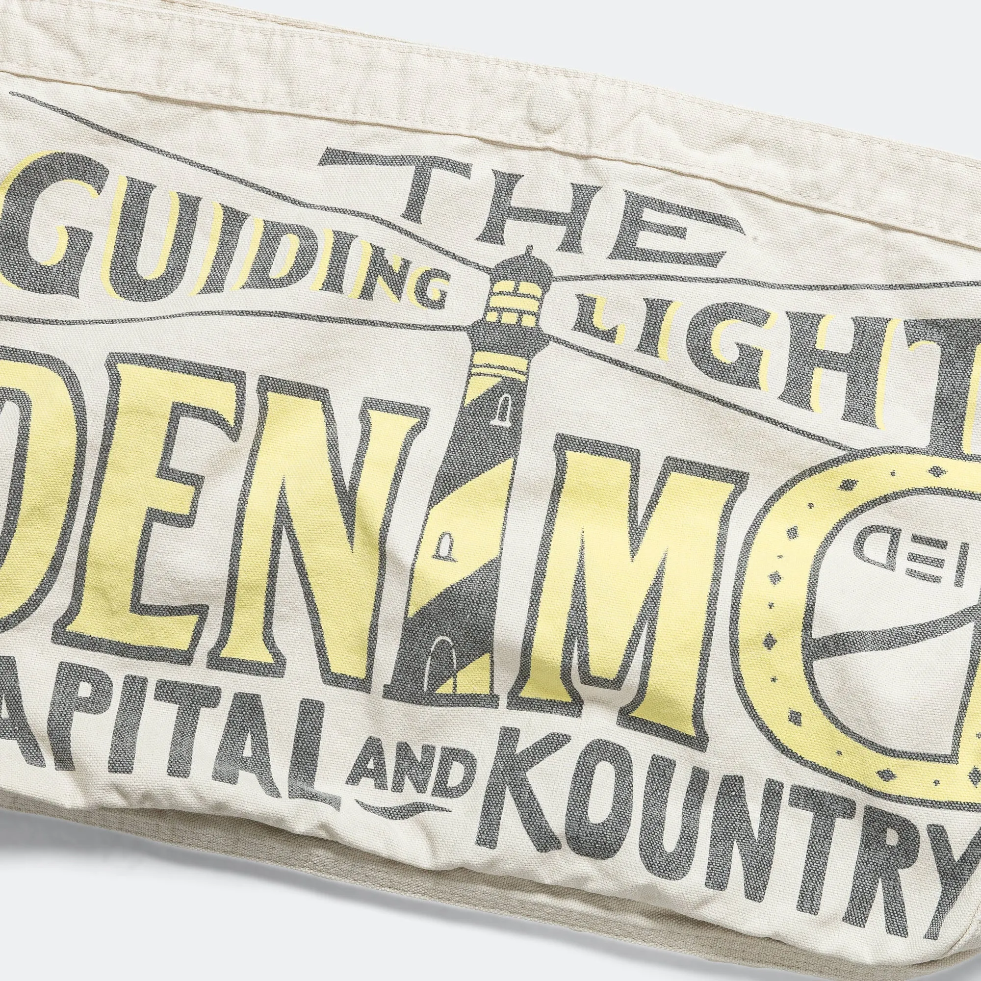 Canvas News Patper Bag GUIDING LIGHT - Ecru