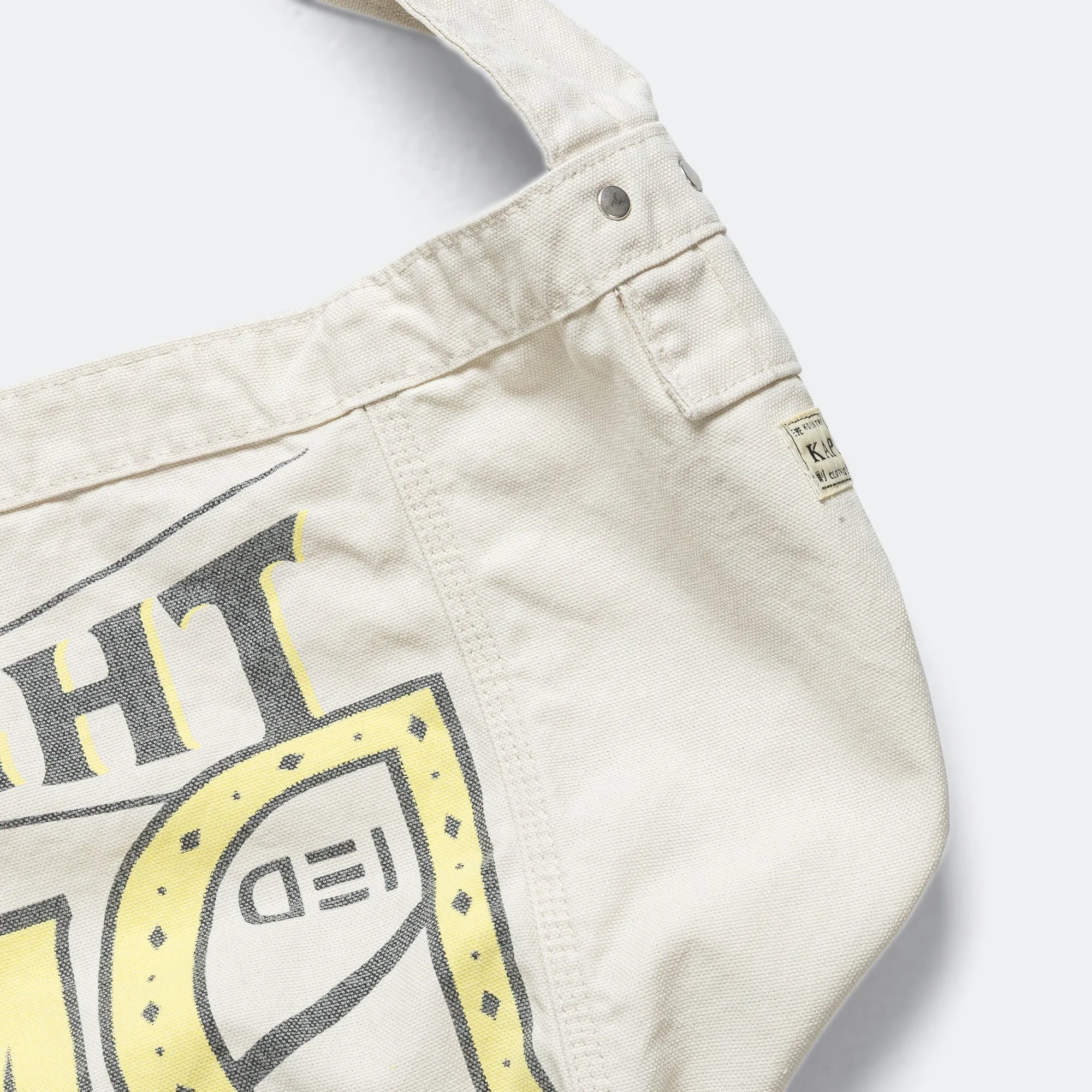Canvas News Patper Bag GUIDING LIGHT - Ecru