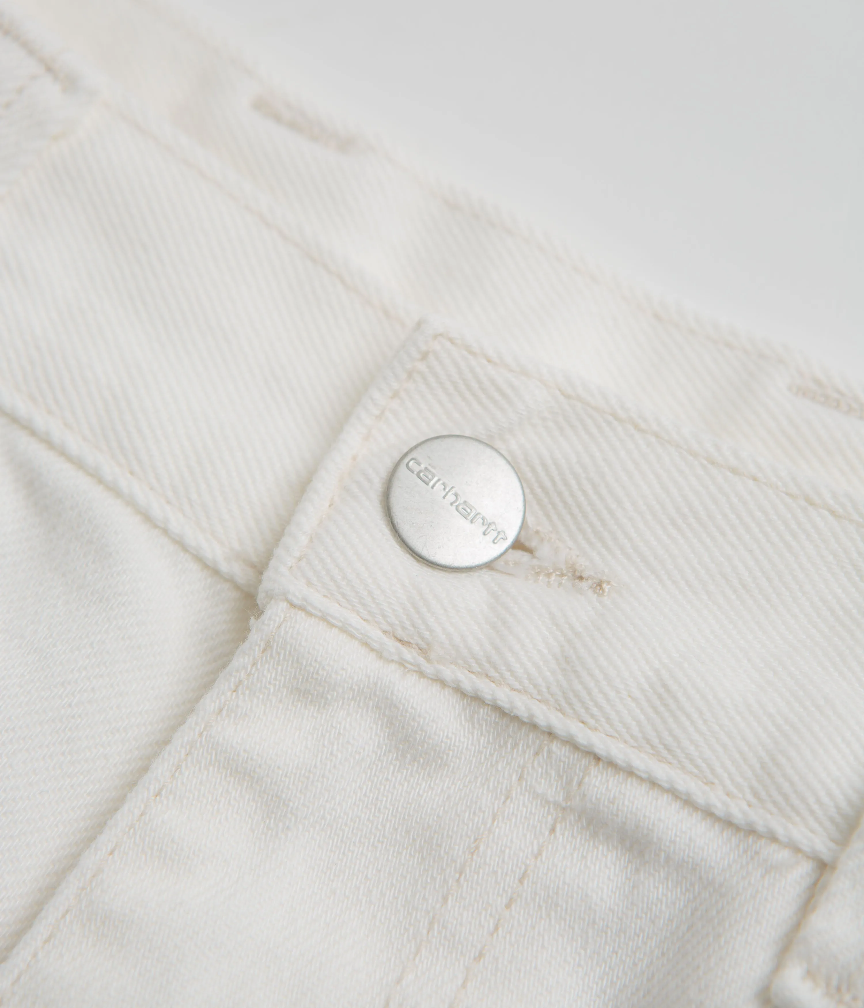 Carhartt Brandon Pants - White Rinsed