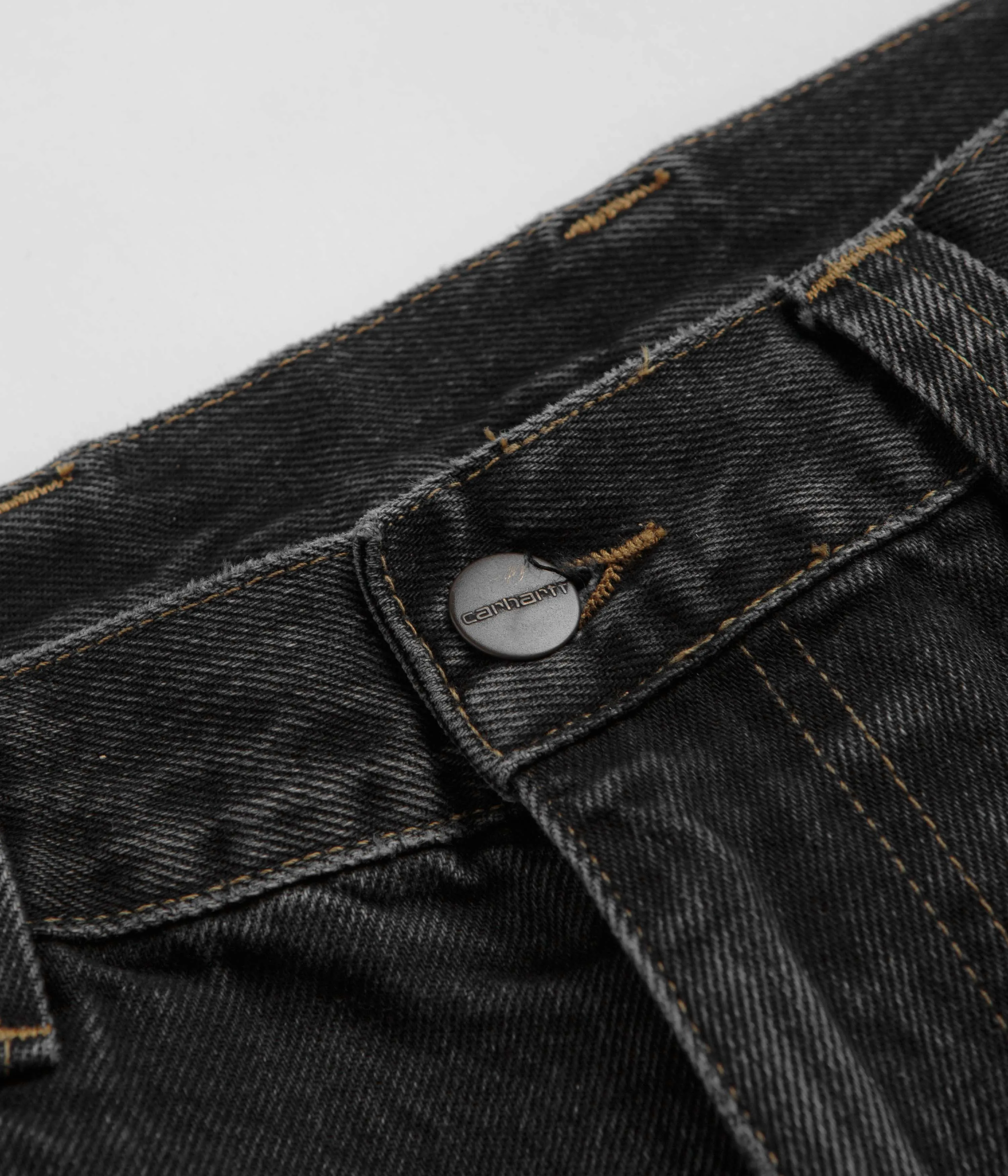Carhartt Brandon Shorts - Black Stone Wash