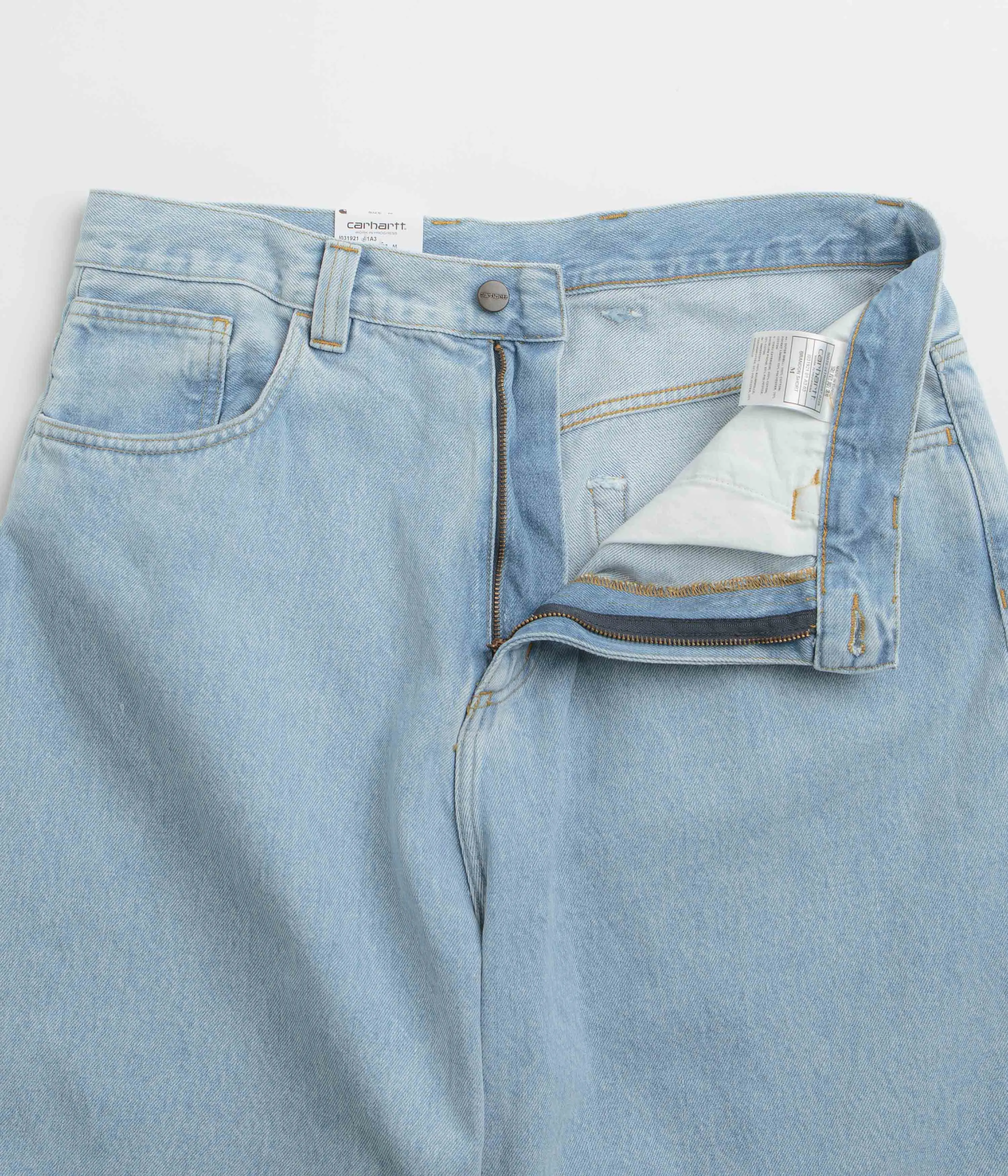 Carhartt Brandon Shorts - Blue Heavy Stone Bleach