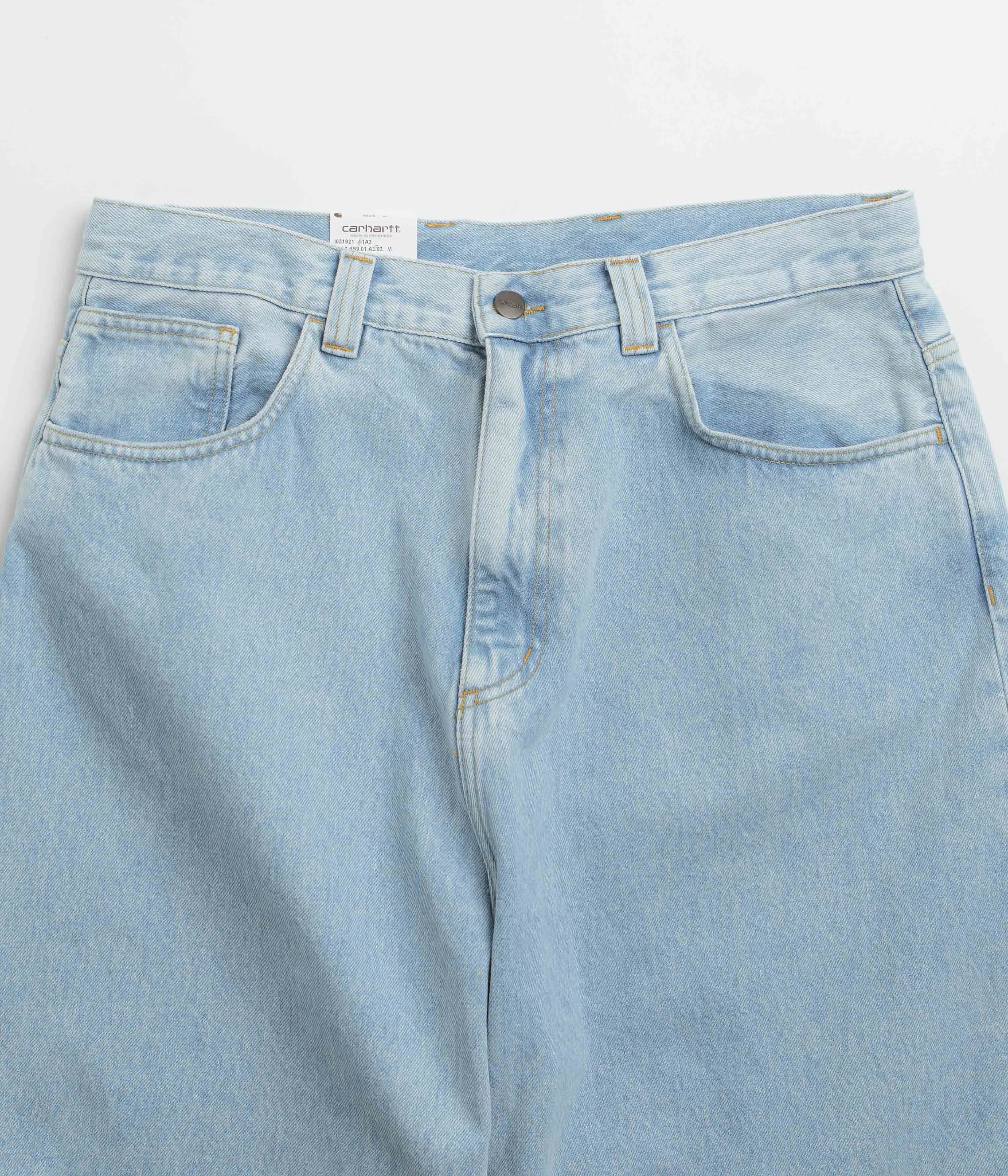 Carhartt Brandon Shorts - Blue Heavy Stone Bleach