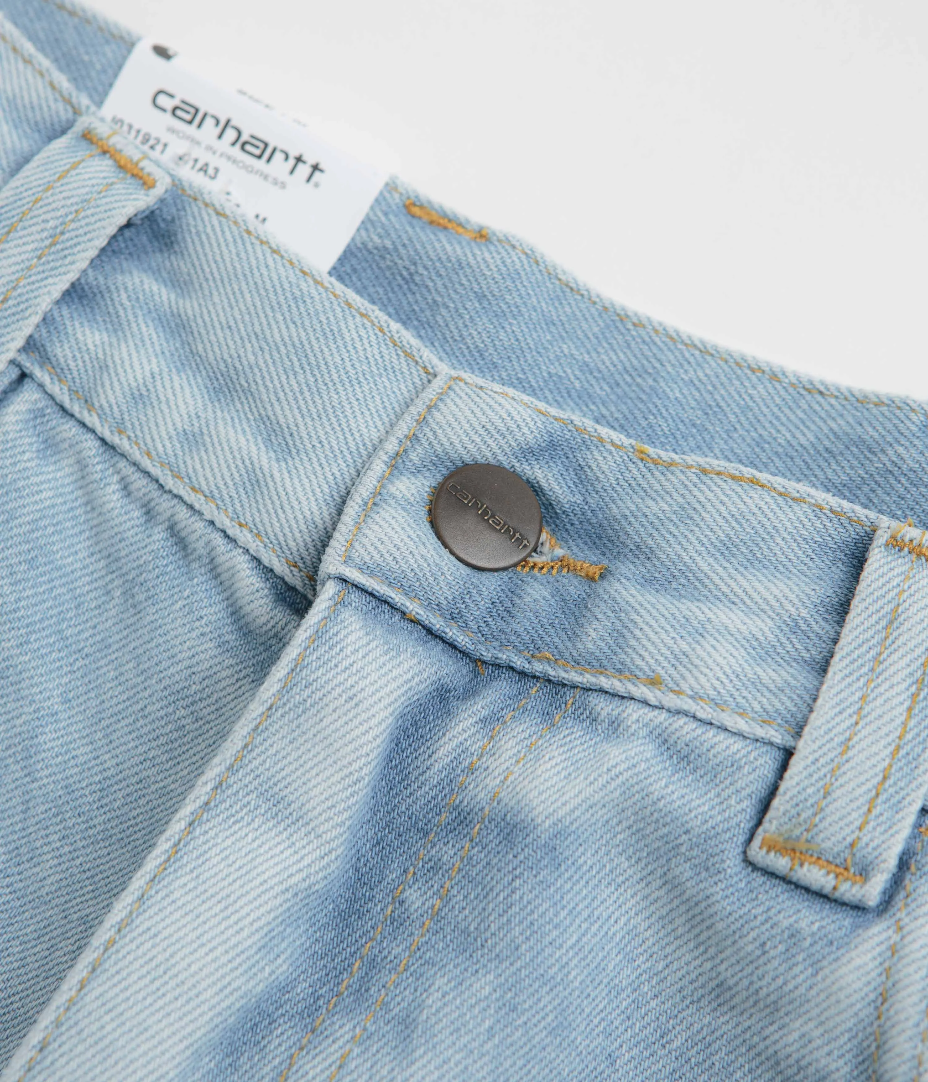 Carhartt Brandon Shorts - Blue Heavy Stone Bleach