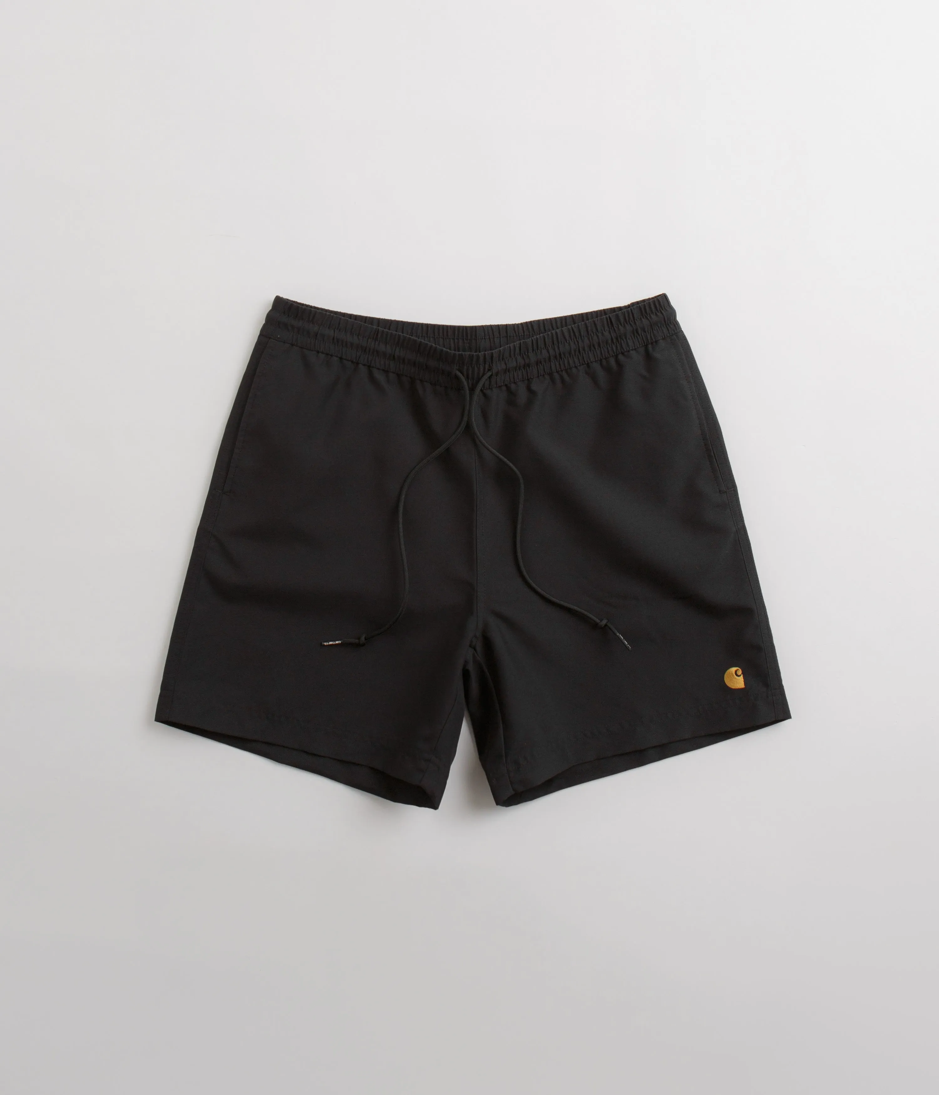 Carhartt Chase Swim Trunks - Black / Gold