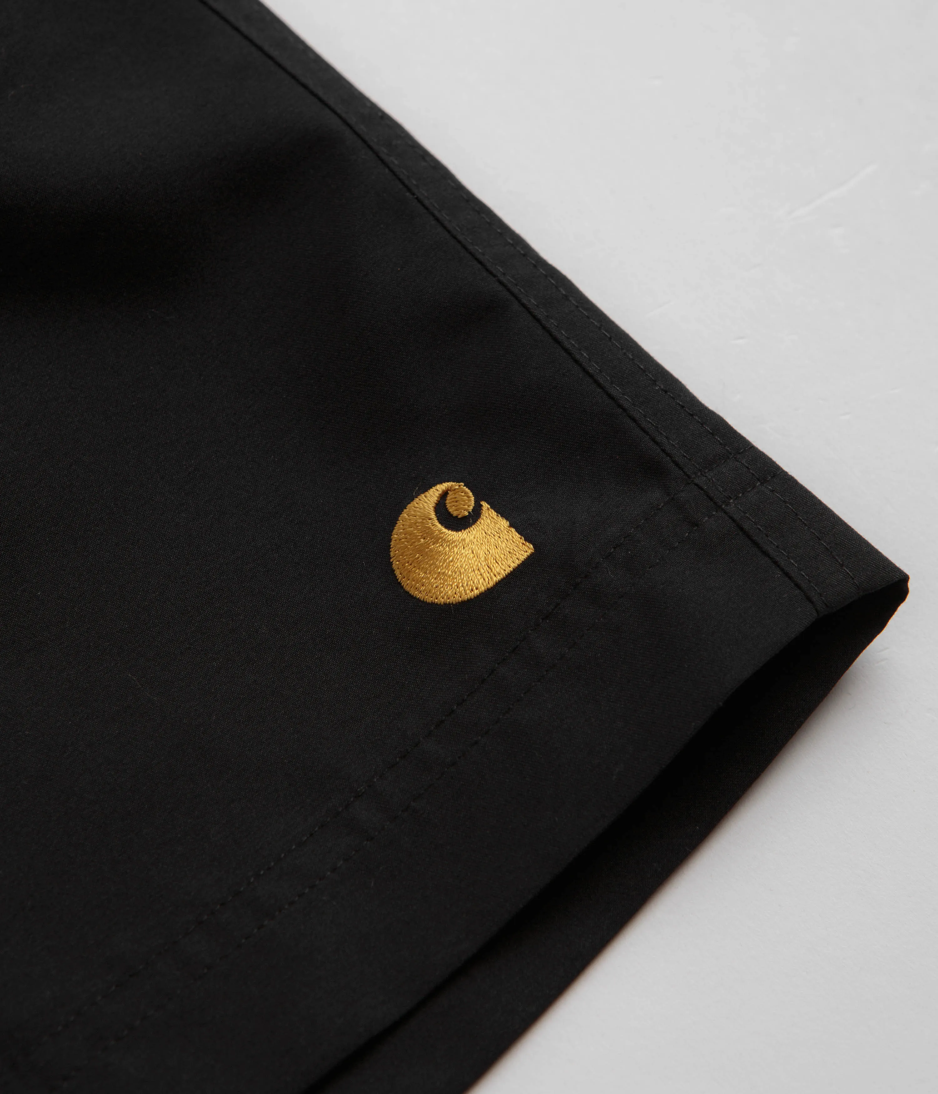 Carhartt Chase Swim Trunks - Black / Gold
