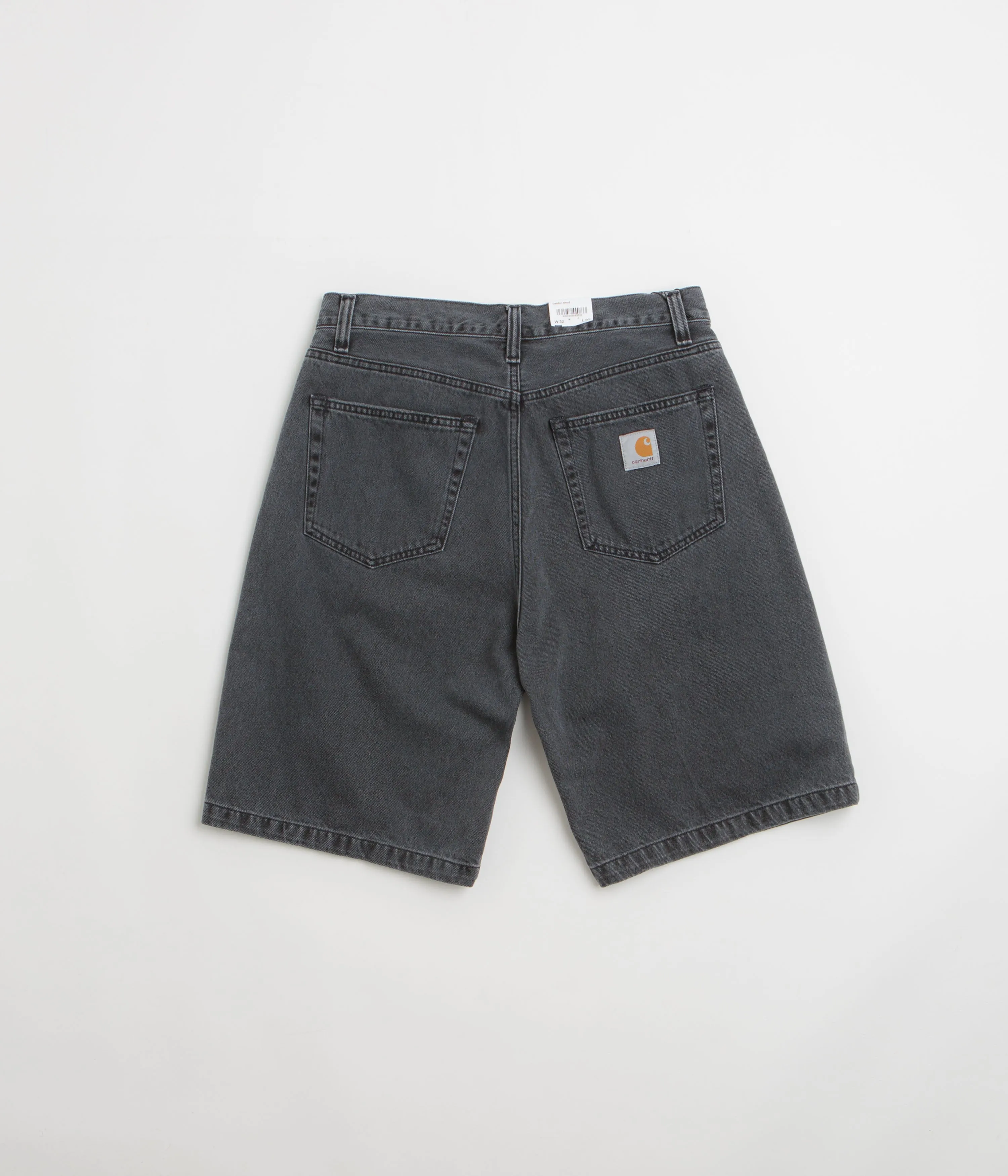 Carhartt Landon Shorts - Black Heavy Stone Wash