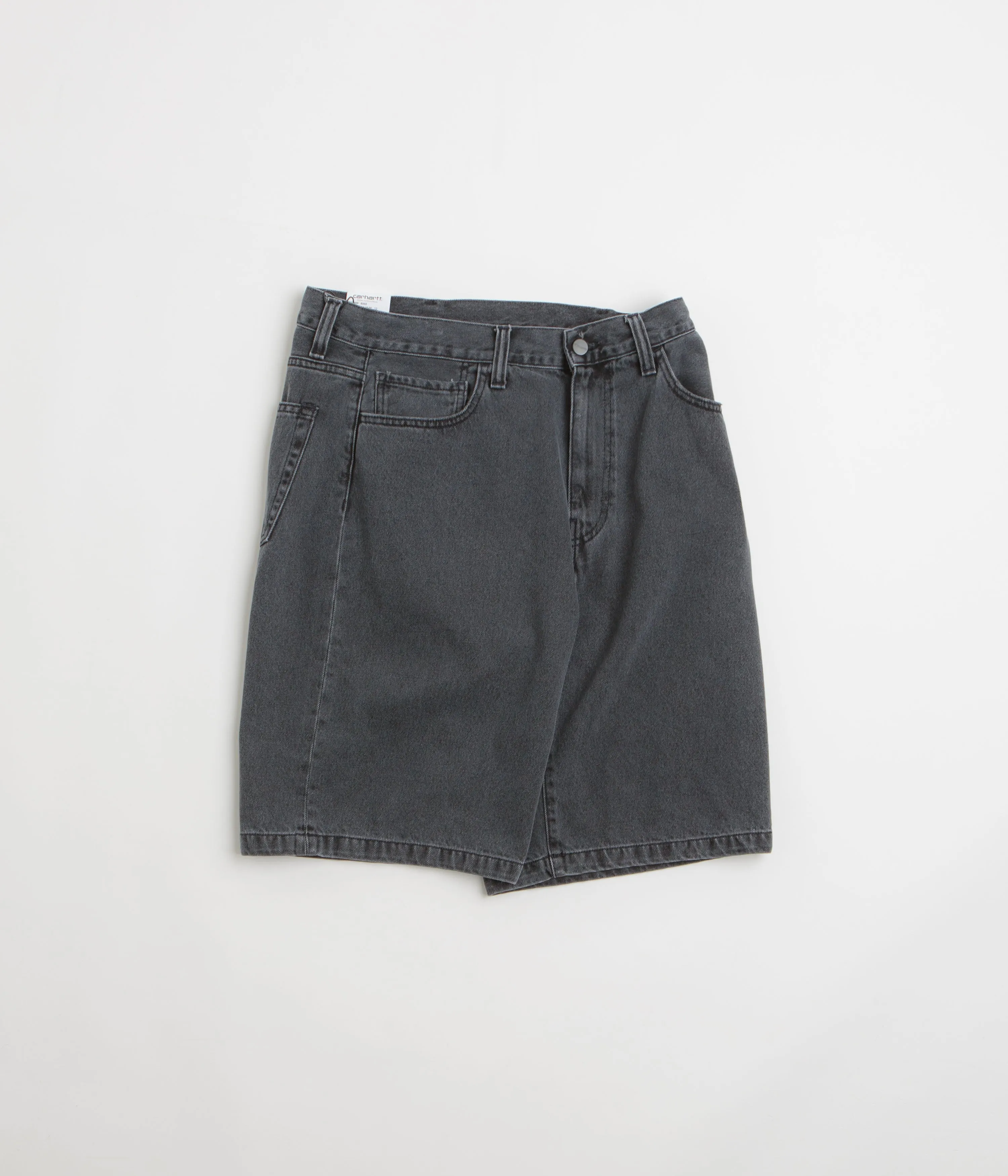 Carhartt Landon Shorts - Black Heavy Stone Wash
