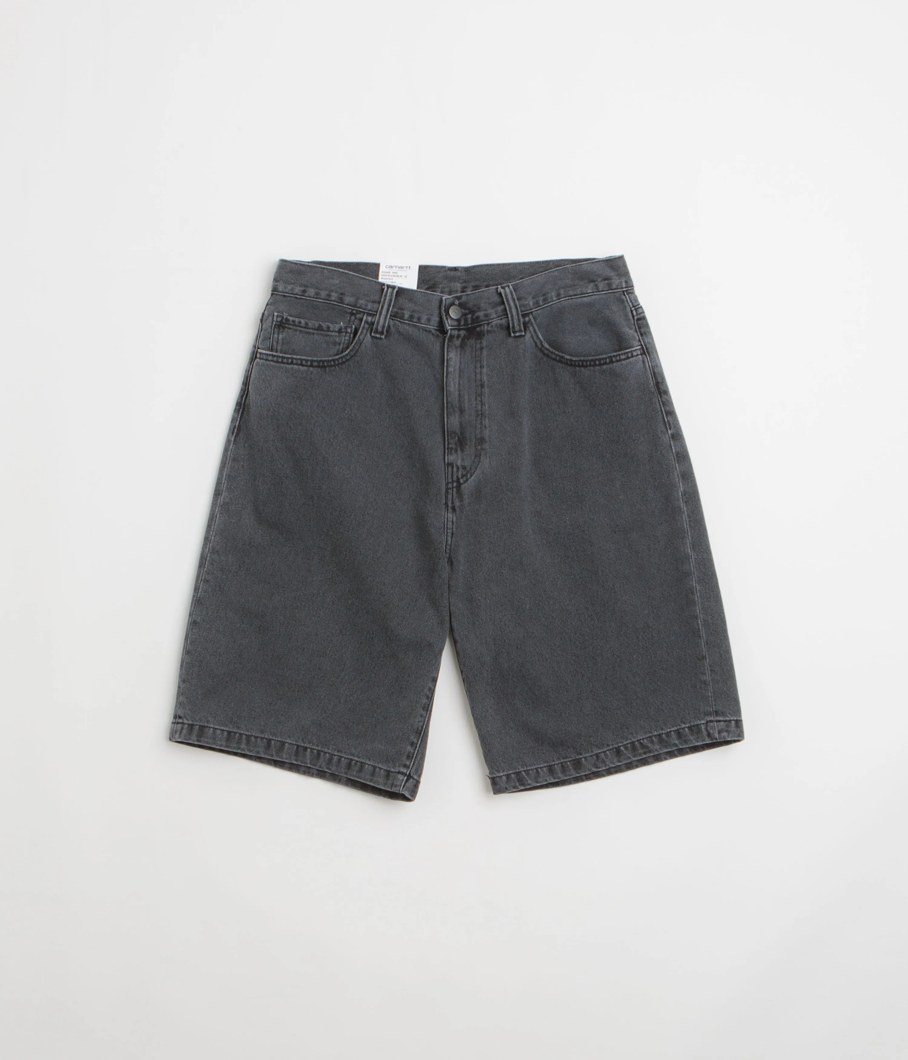 Carhartt Landon Shorts - Black Heavy Stone Wash