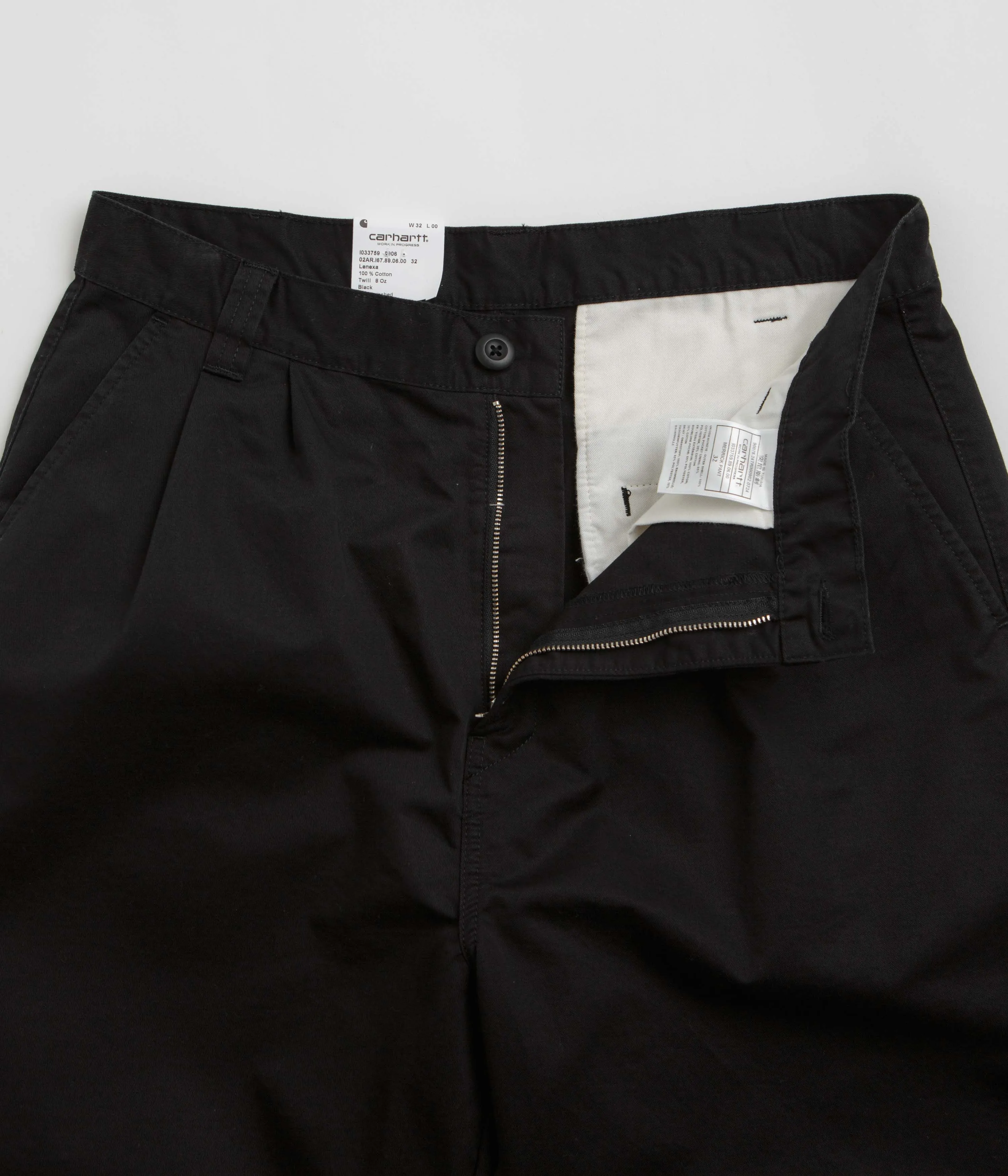 Carhartt Merrick Pants - Stone Washed Black