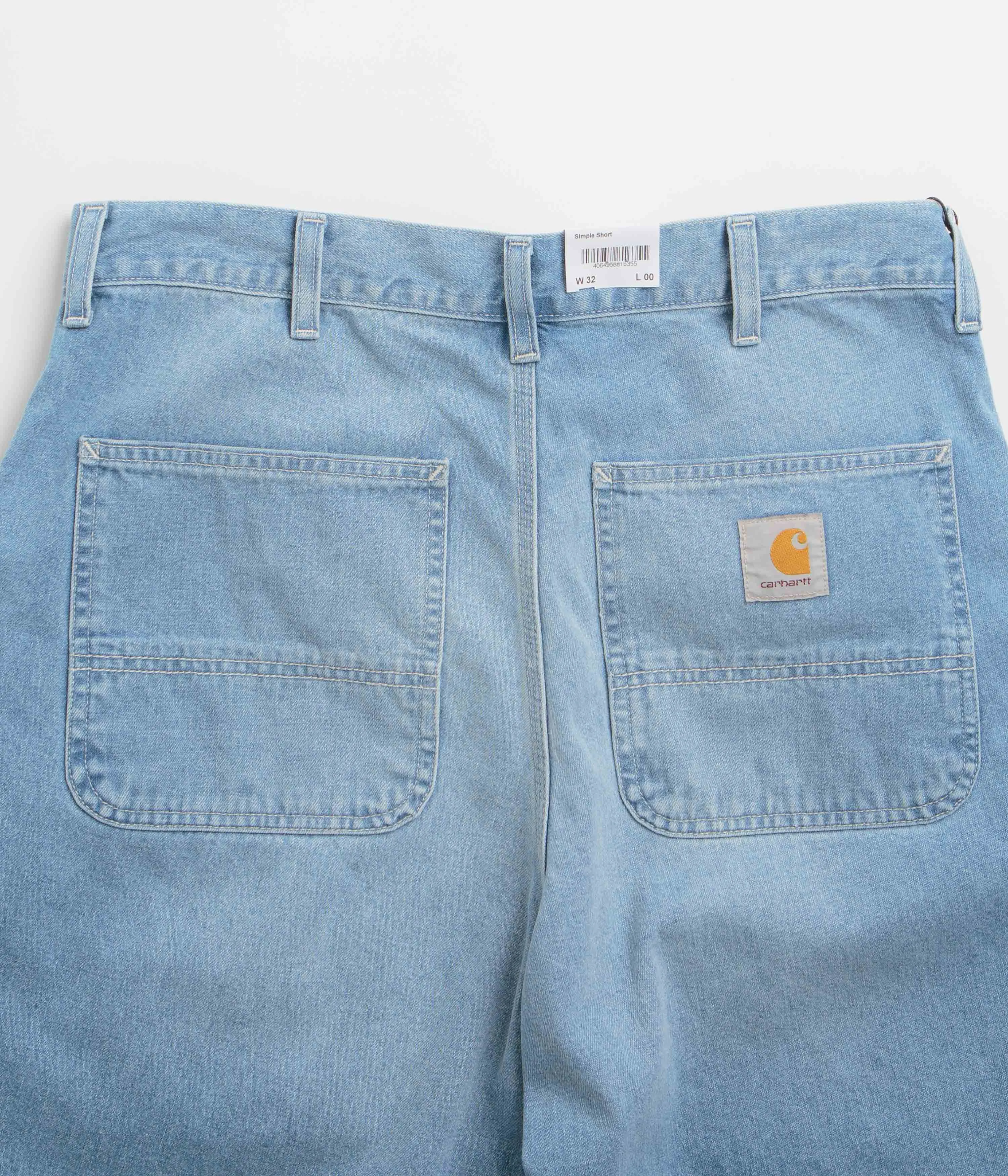 Carhartt Simple Shorts - Blue Light True Washed