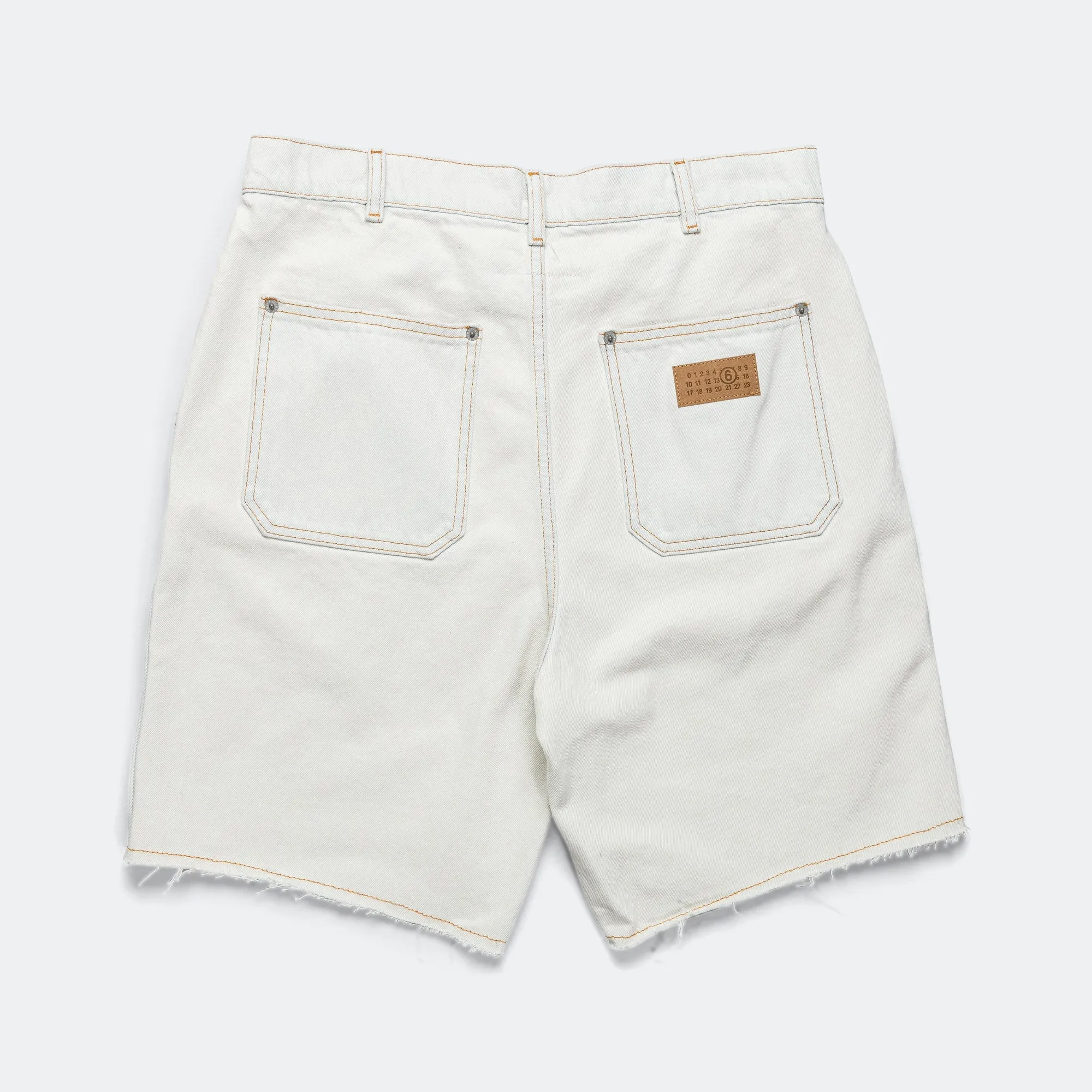 Carpenter Shorts - White Denim