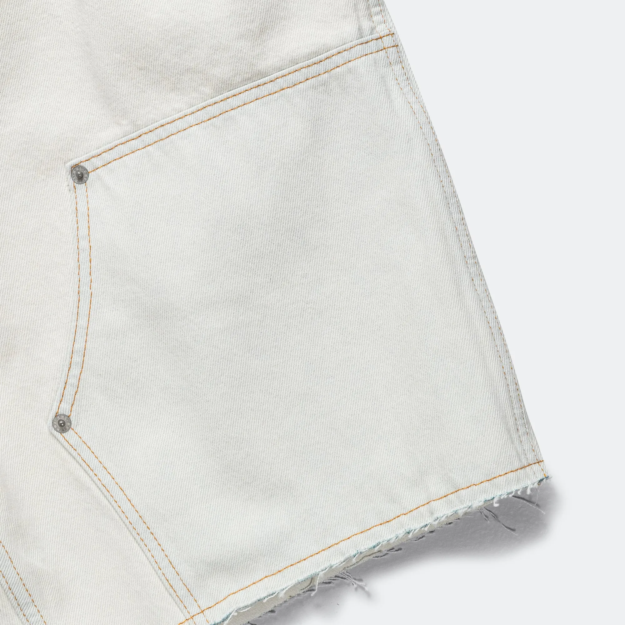 Carpenter Shorts - White Denim