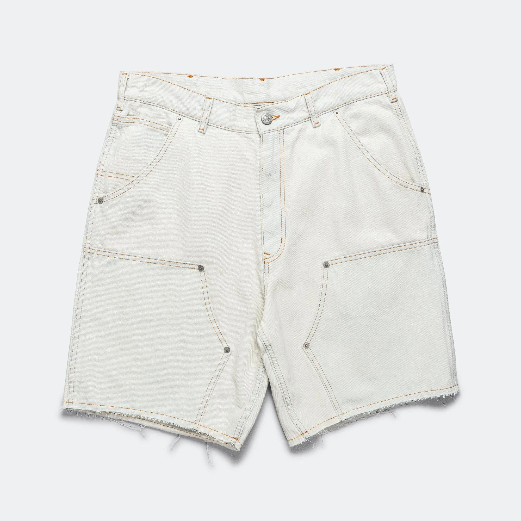 Carpenter Shorts - White Denim