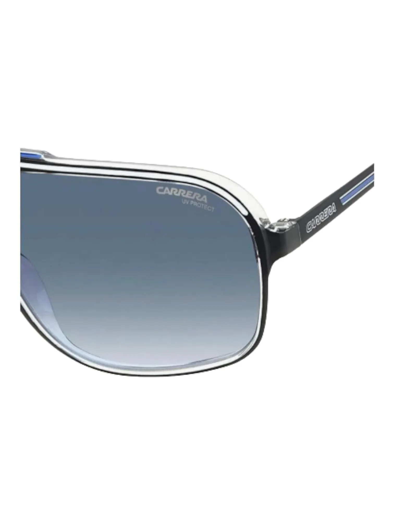 Carrera GRAND PRIX 3 Men's Black/Blue Shaded 64-09-135 Sunglasses