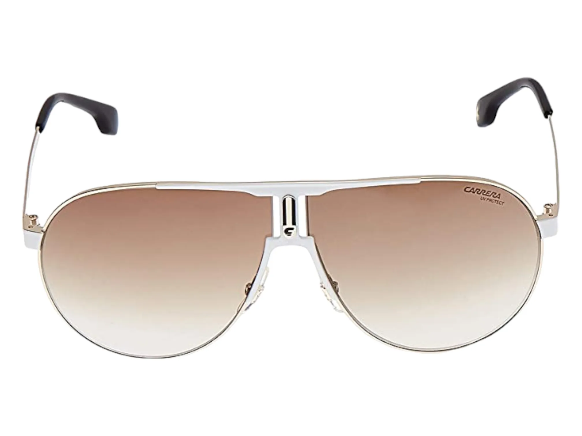 CARRERA Unisex 1005/S White Frame Gradient Lens Aviator Sunglasses