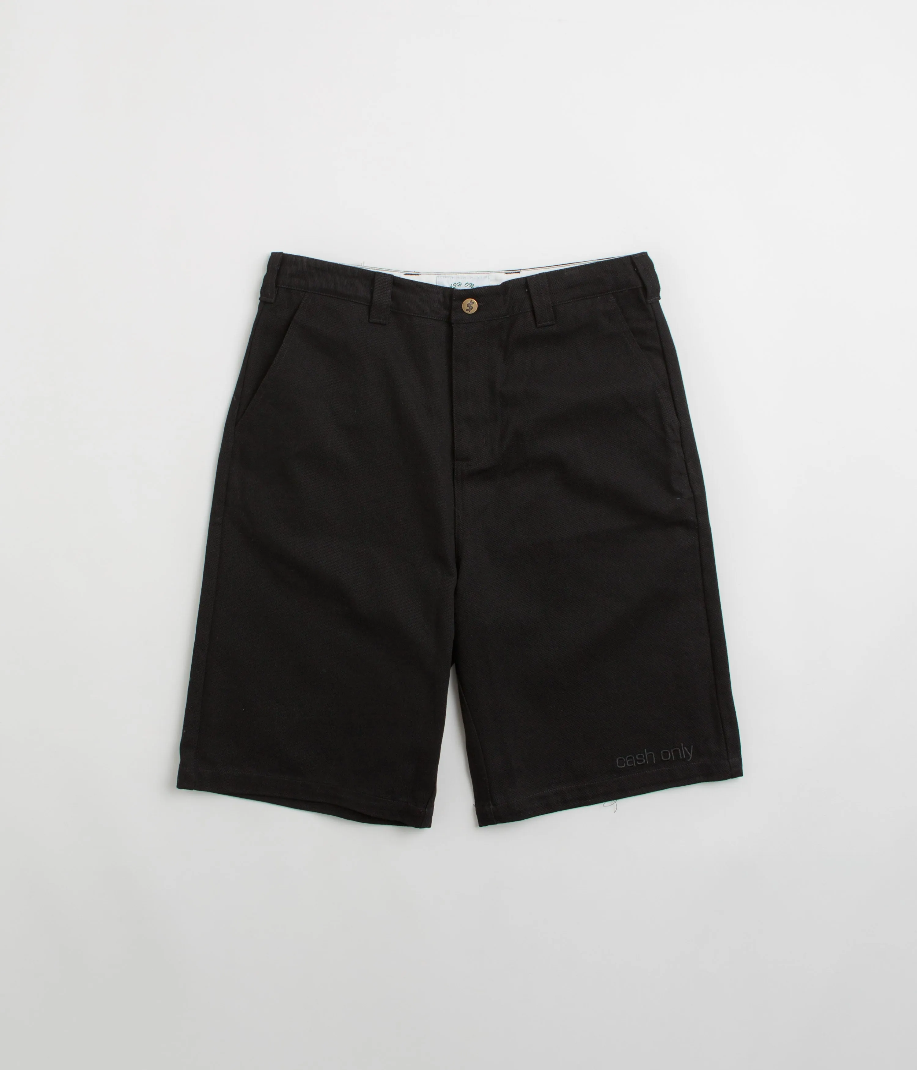 Cash Only Halfway Shorts - Black