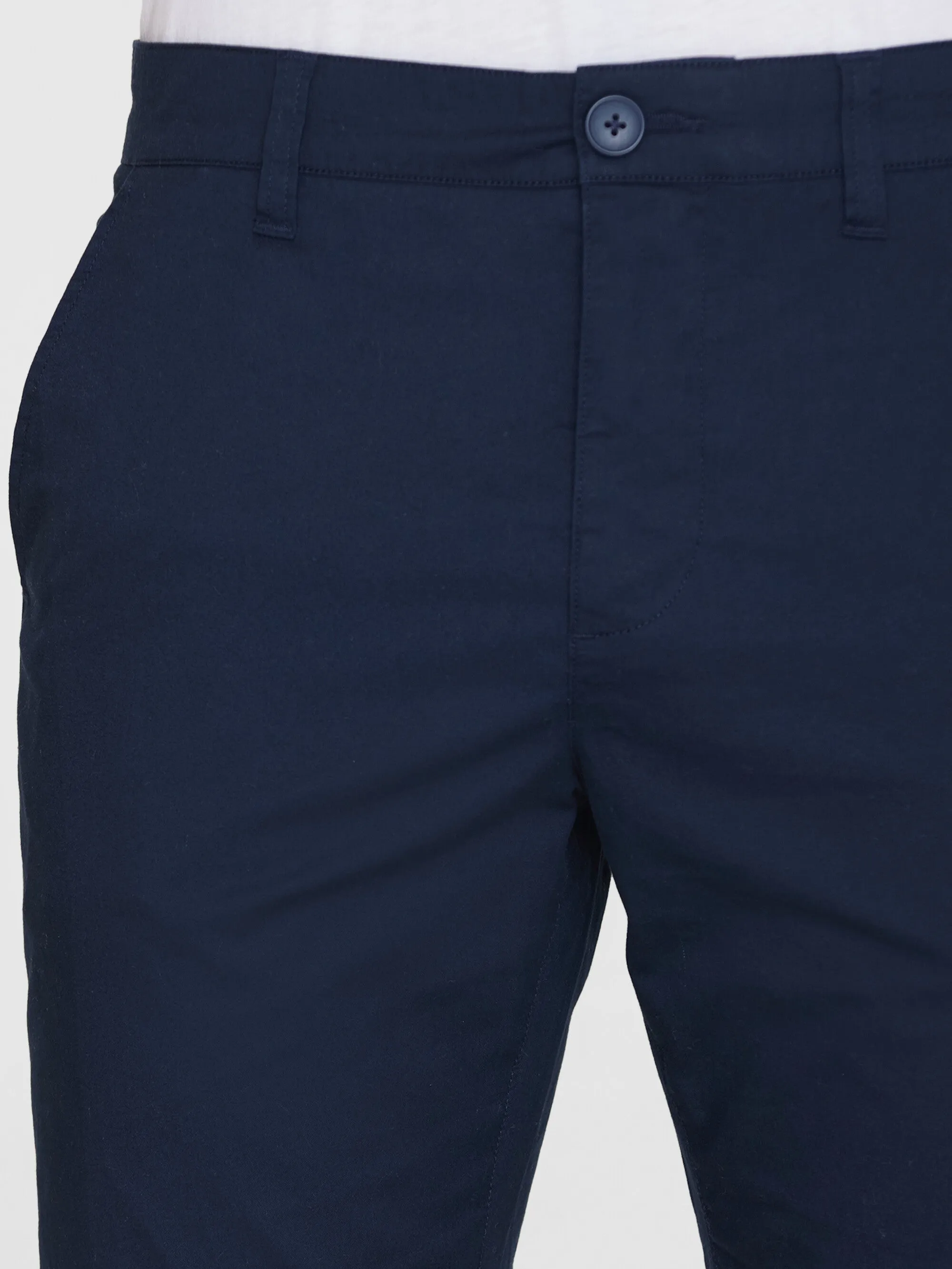 CHUCK regular chino poplin shorts - Total Eclipse Knowledge Cotton