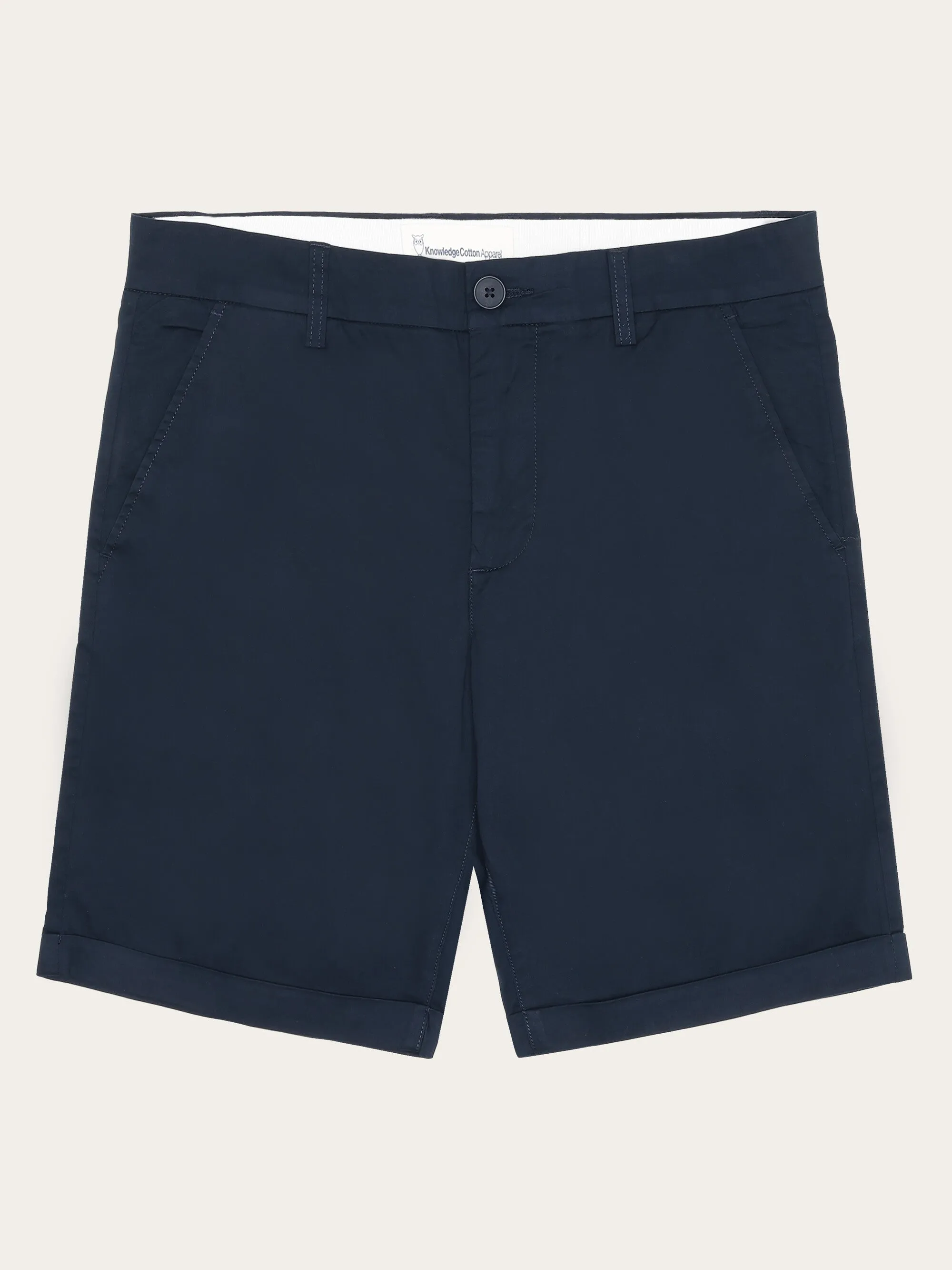 CHUCK regular chino poplin shorts - Total Eclipse Knowledge Cotton