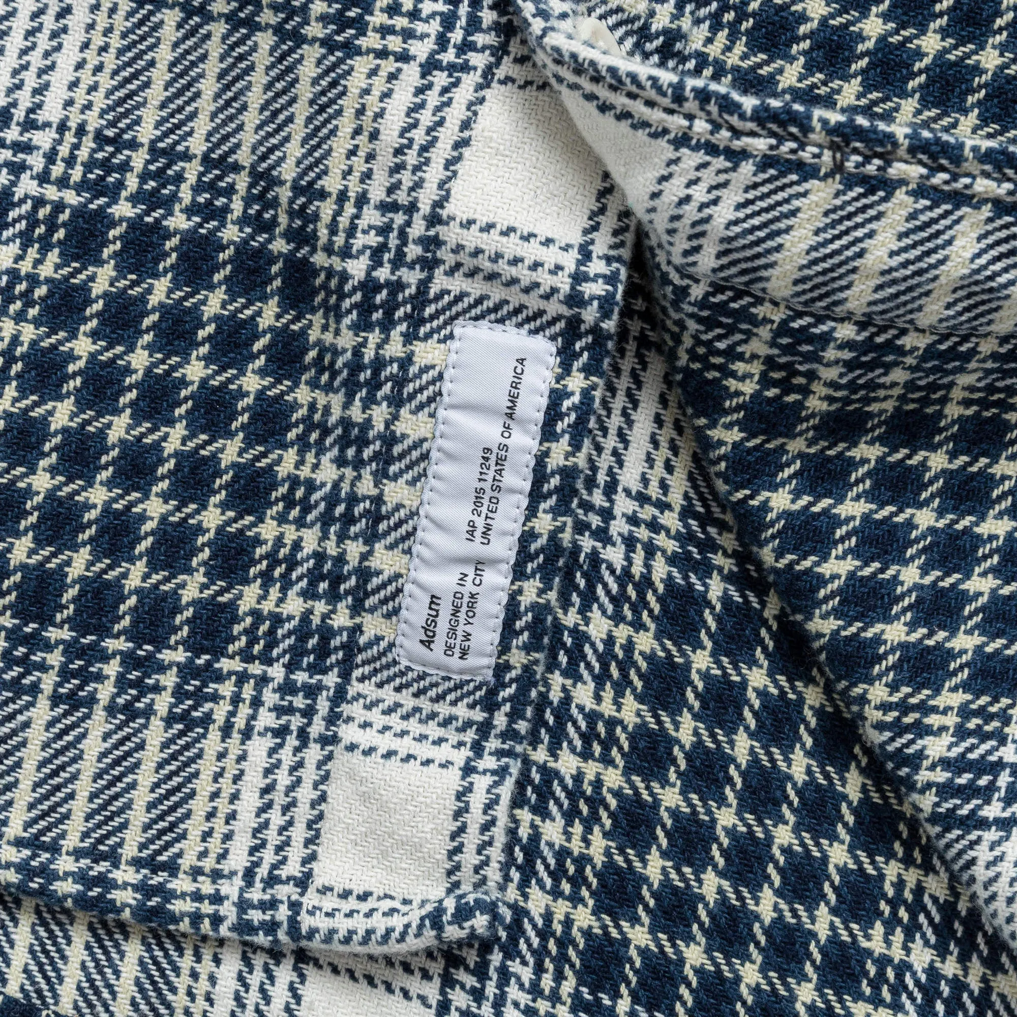 Classic Plaid Work Shirt - Beige Check