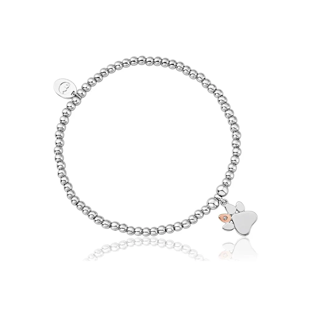 Clogau Paw Prints On My Heart Affinity Bracelet 3SAFF0224