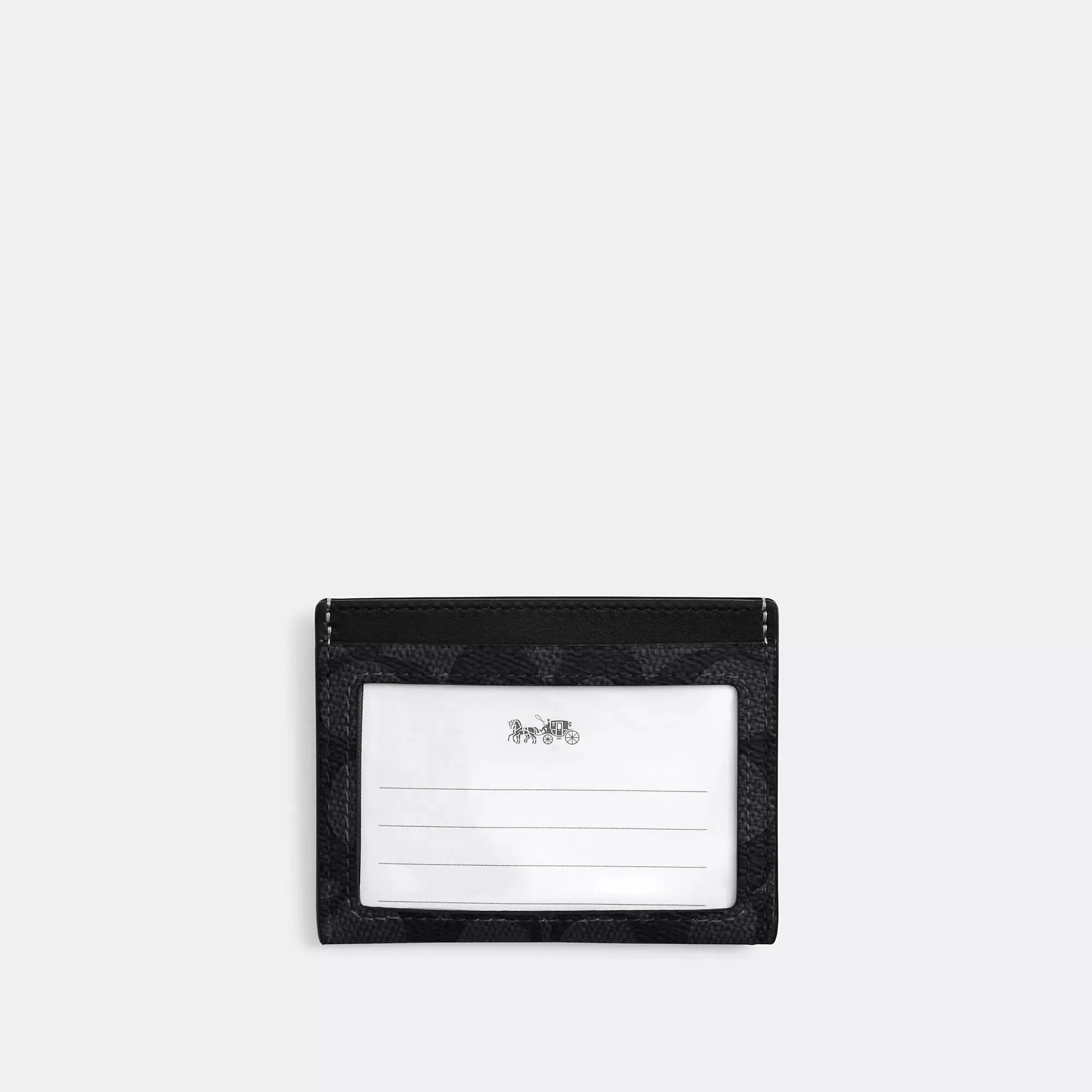 Coach Outlet Slim Id Card Case In Signature Canvas