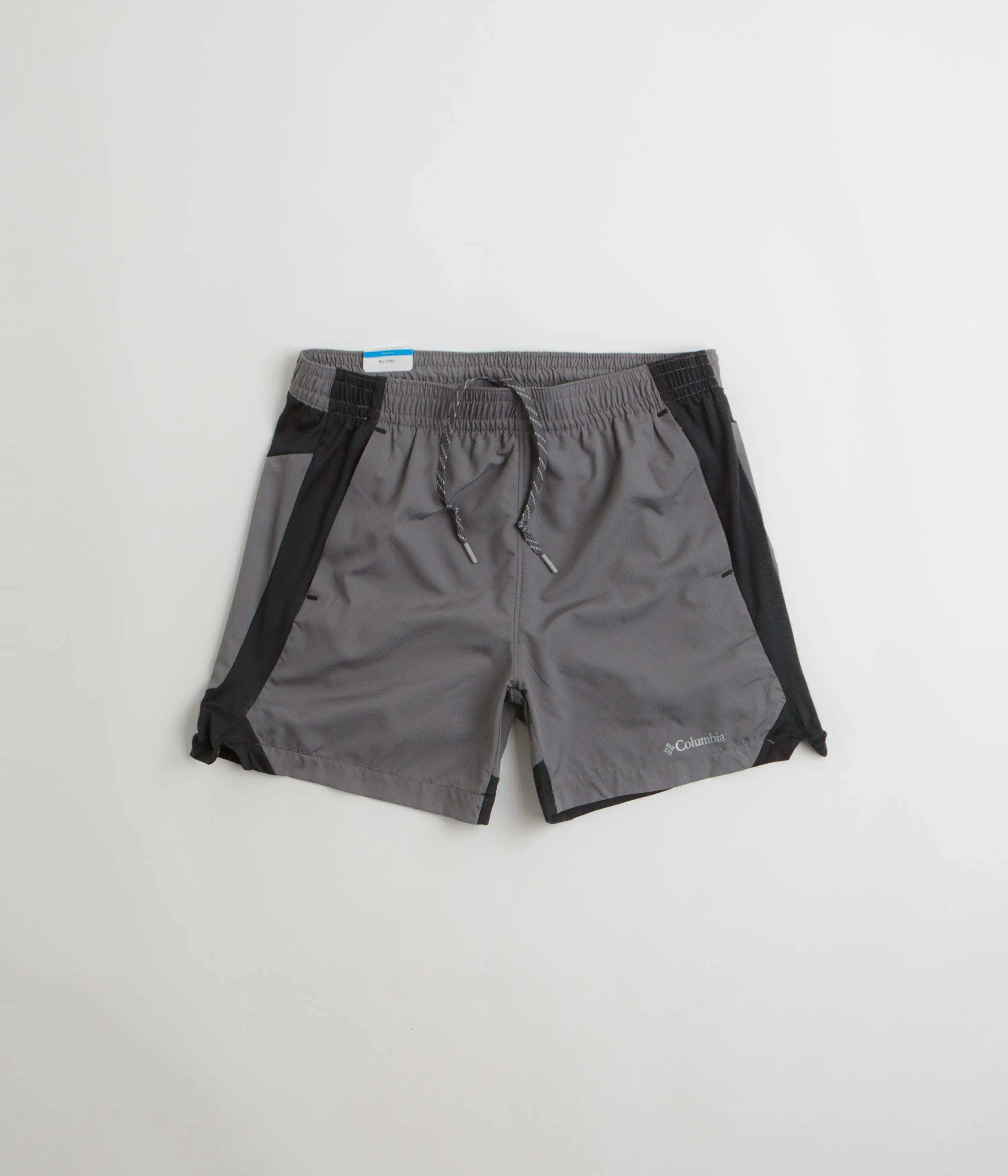 Columbia Three Pitch 5" Shorts - City Grey / Black