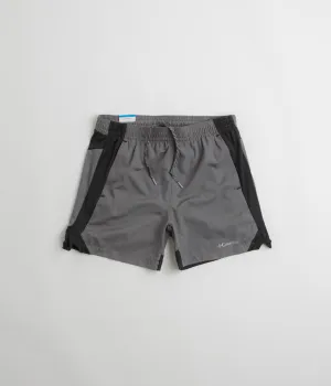 Columbia Three Pitch 5" Shorts - City Grey / Black