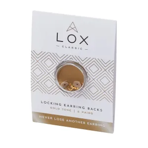 Connoisseurs Lox Gold Tone Earring Backs LOX 2YGE