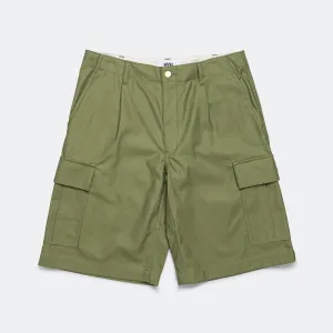 Cotton Backed Satin Shorts x Carhartt - Khaki