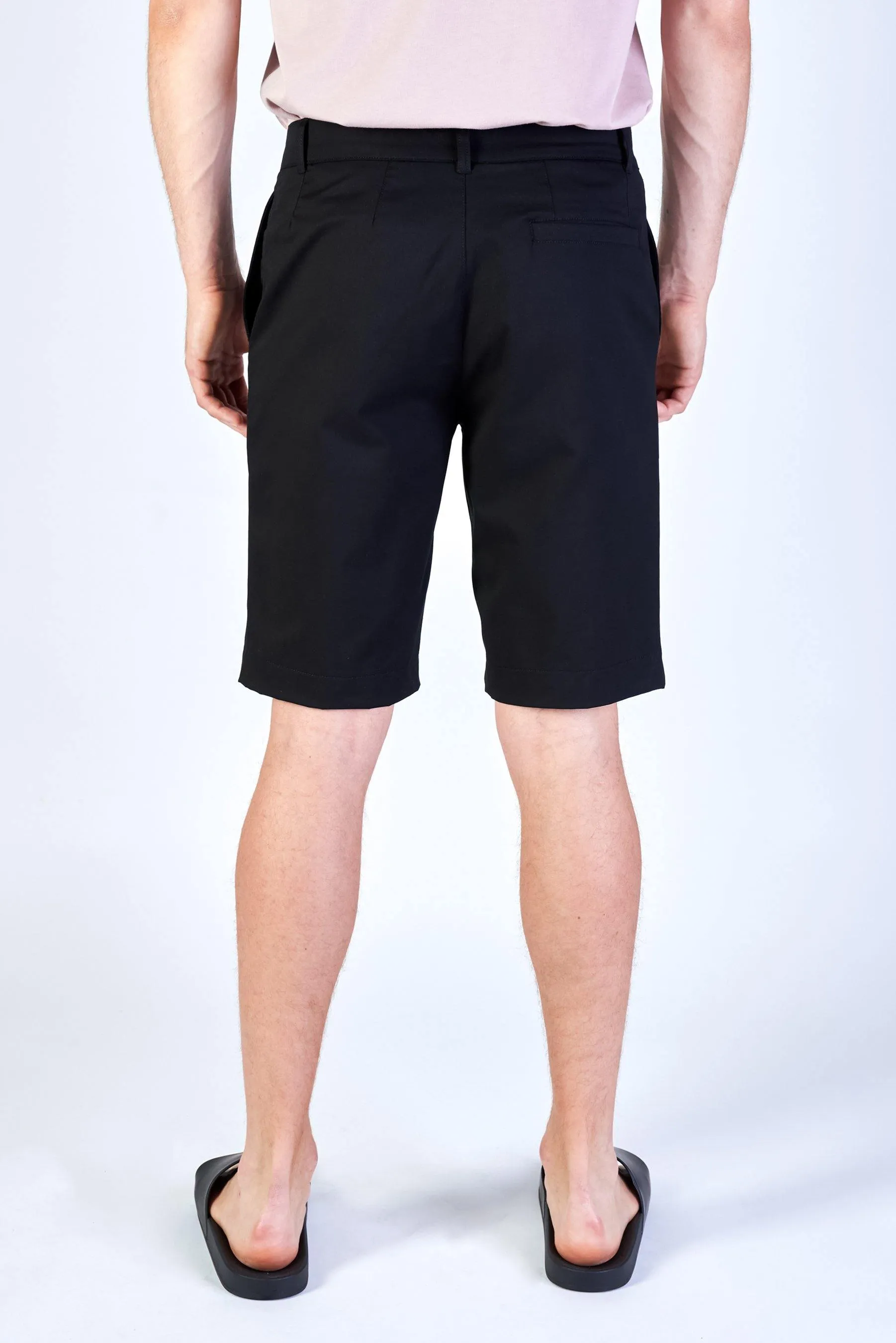 Cotton Chino Shorts LUKAS - Black Givn Berlin