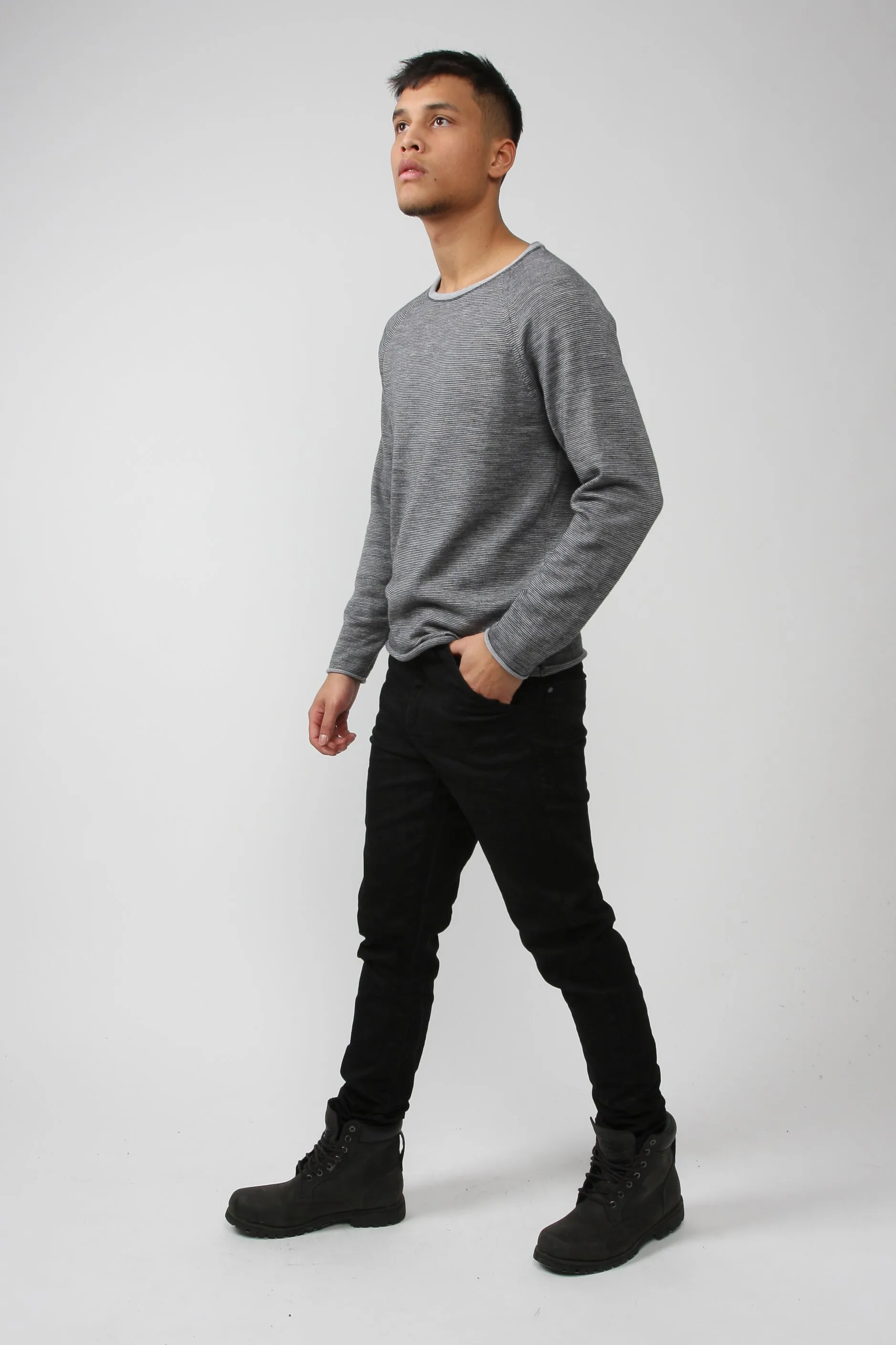 Cotton jeans JONNY - Black Givn Berlin