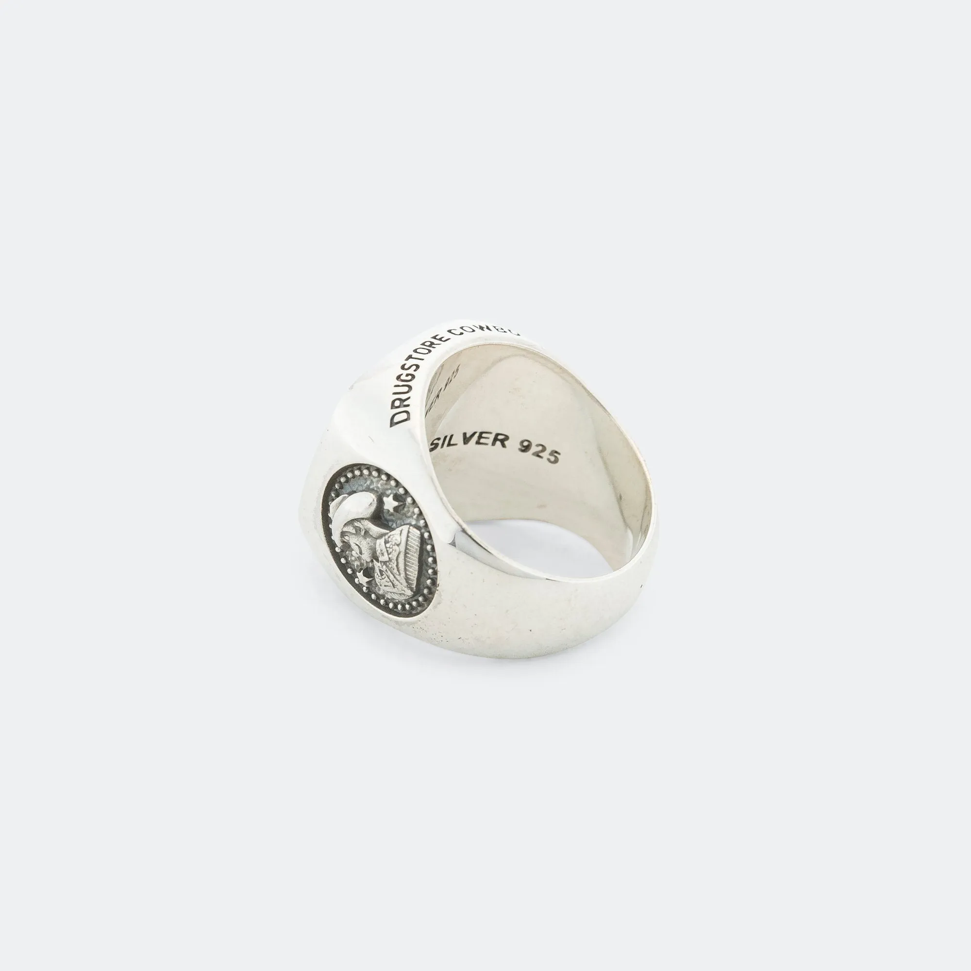 Cowboy Signet Ring - 925 Silver
