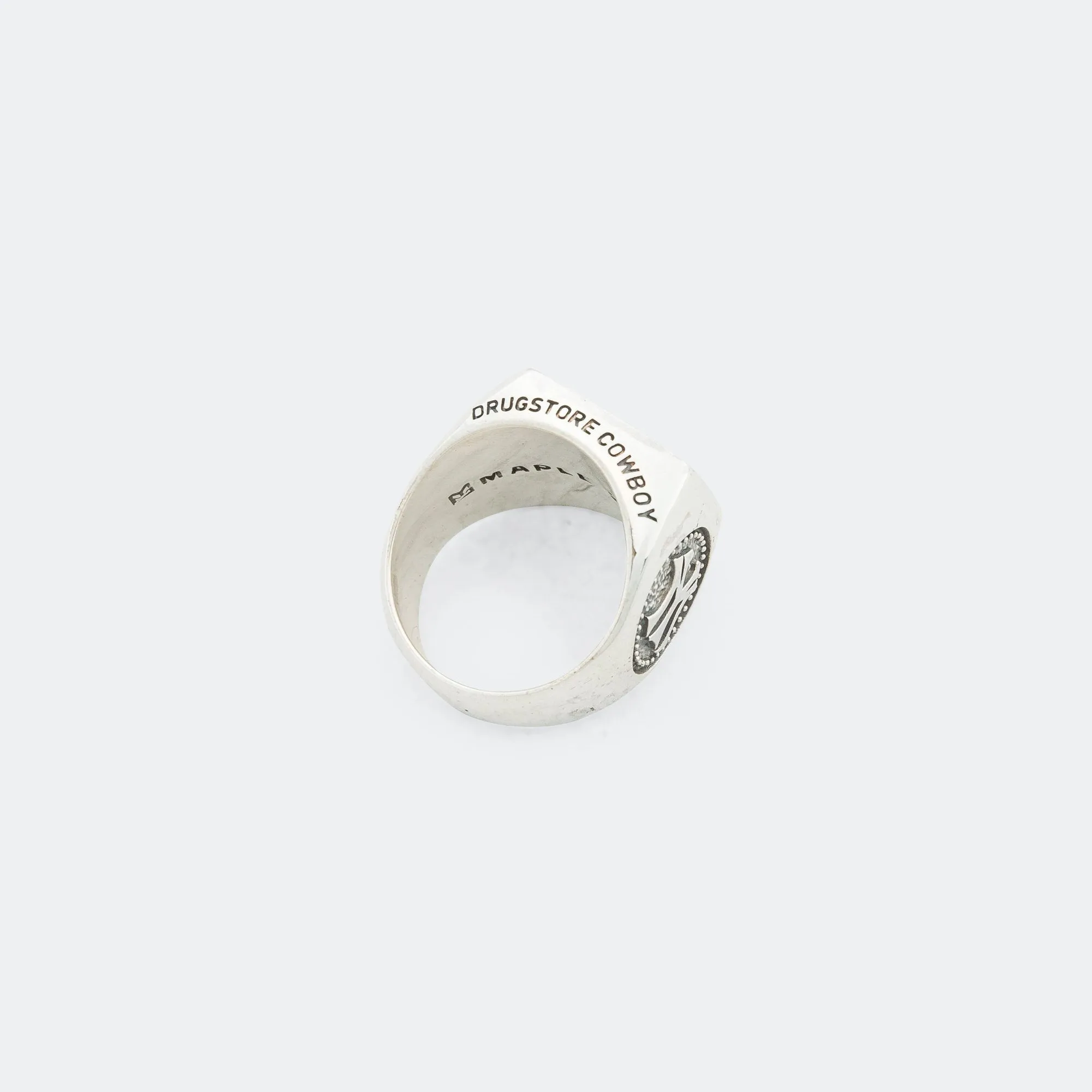 Cowboy Signet Ring - 925 Silver