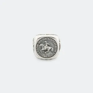 Cowboy Signet Ring - 925 Silver