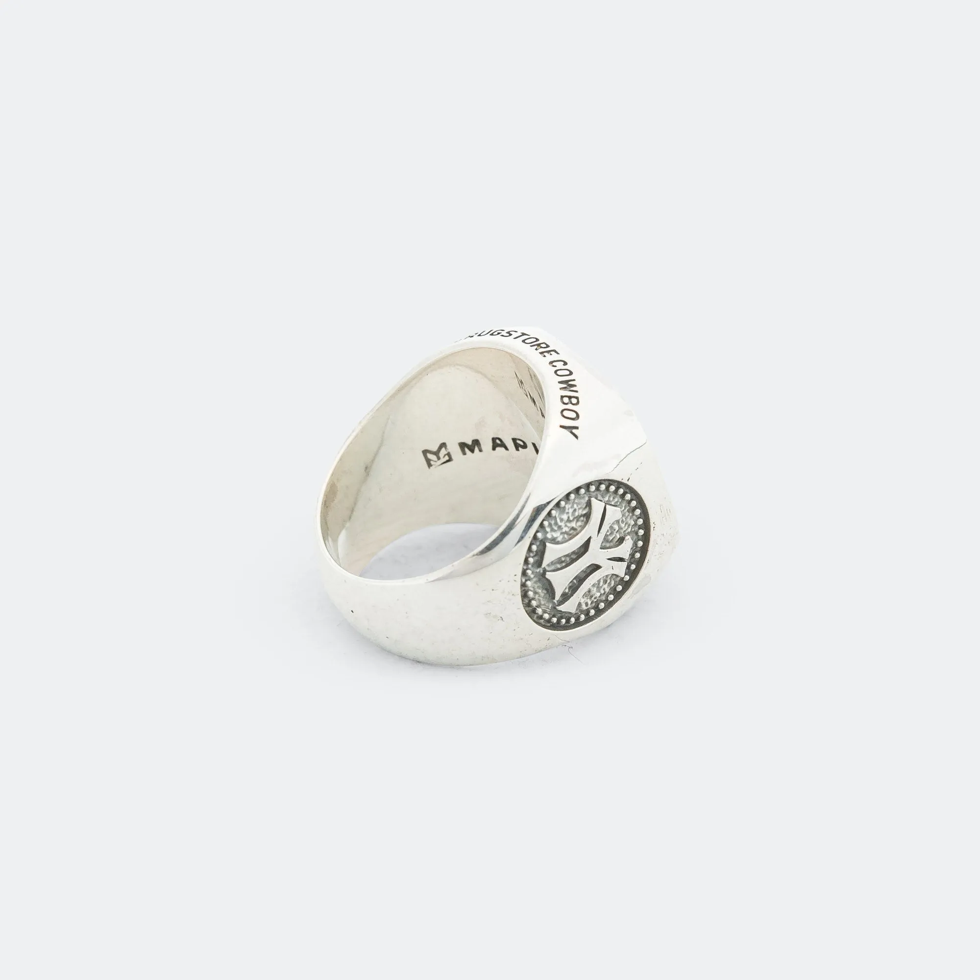 Cowboy Signet Ring - 925 Silver