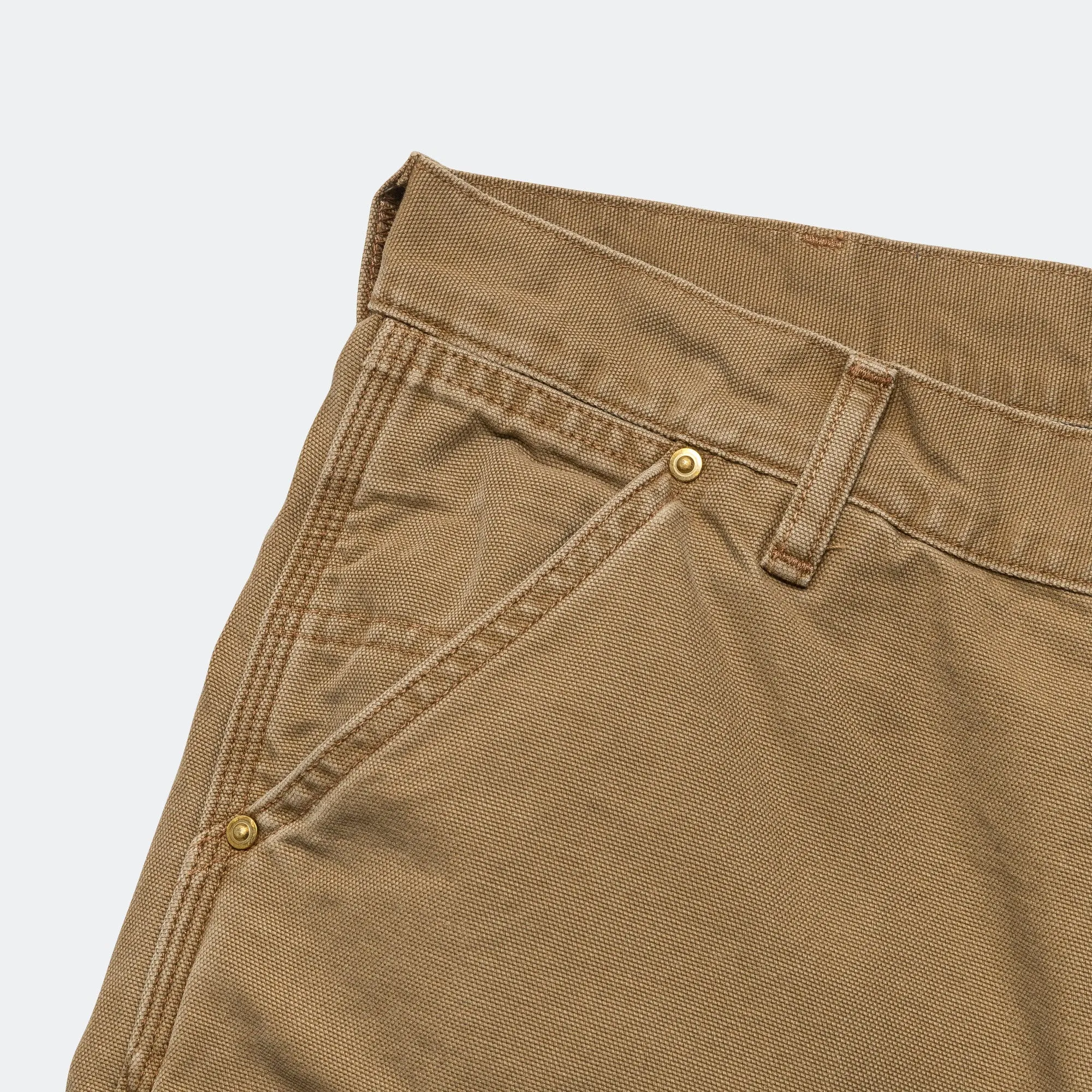Dad's Fit Painter Pants - Brown