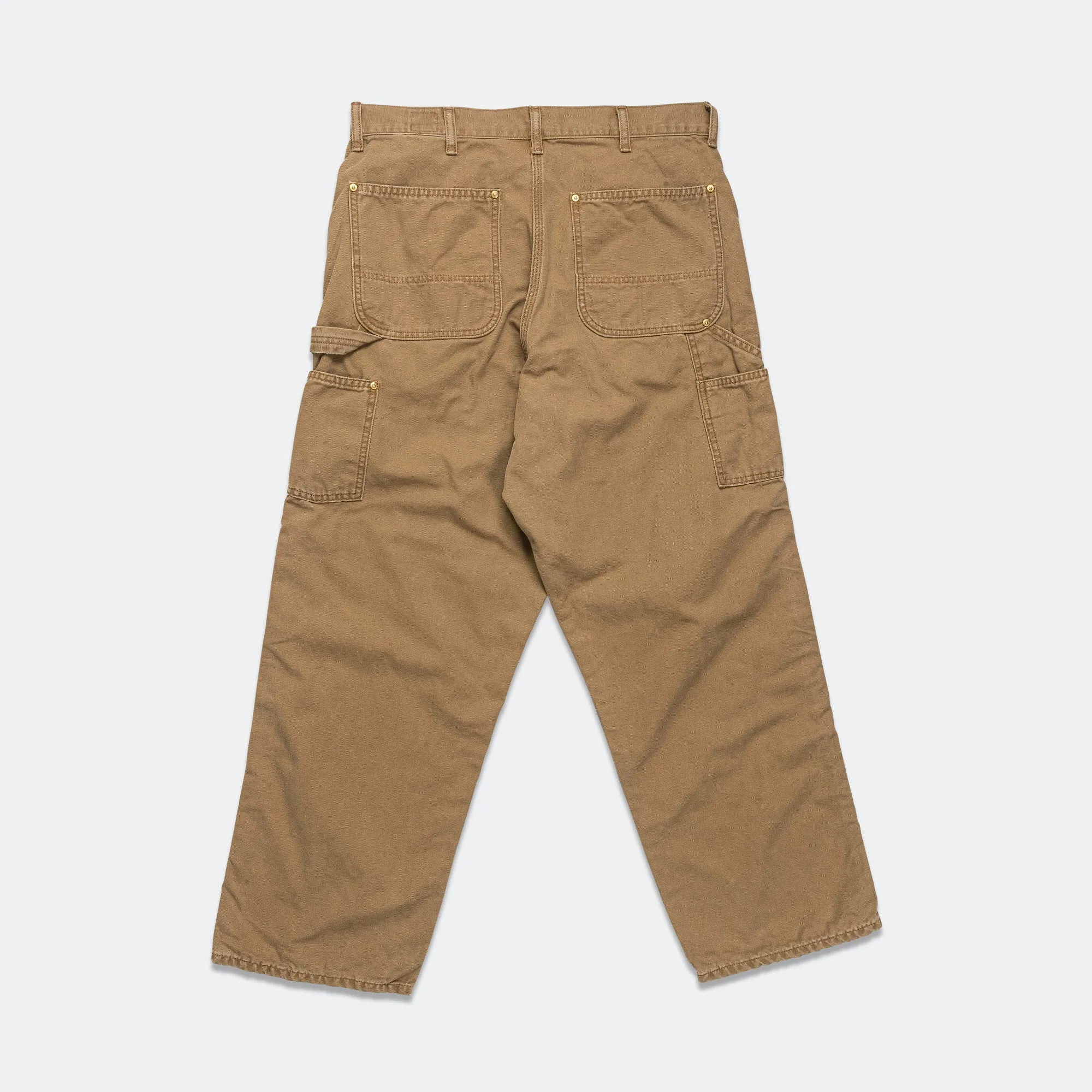 Dad's Fit Painter Pants - Brown