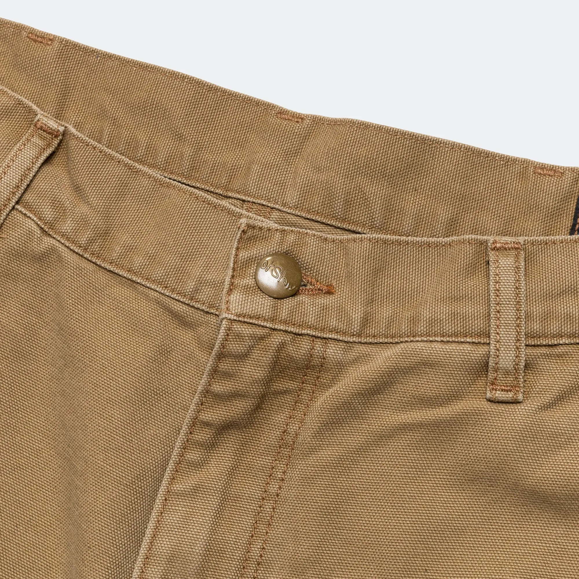 Dad's Fit Painter Pants - Brown