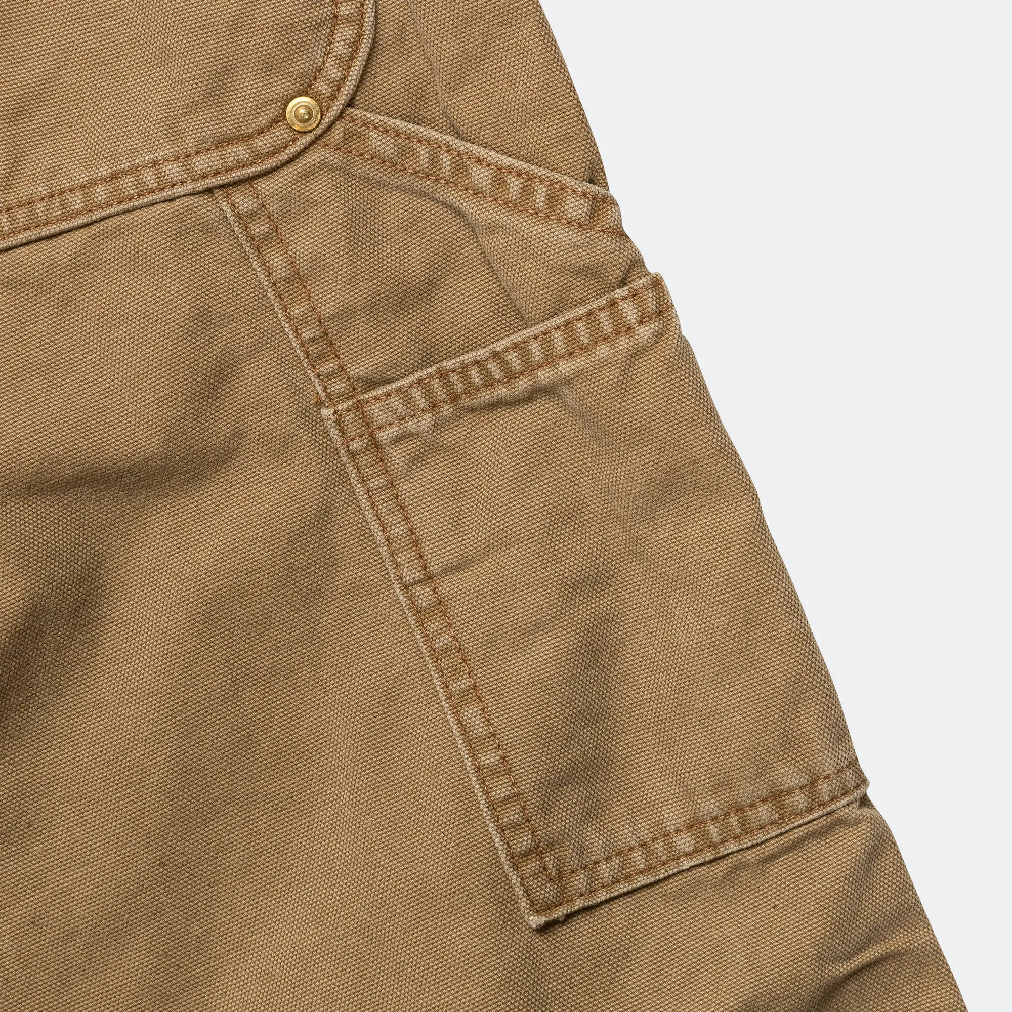 Dad's Fit Painter Pants - Brown