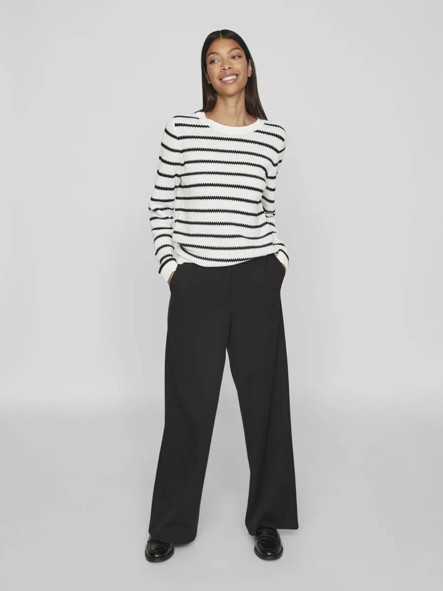 Dalo Stripe Jumper (White/Black)
